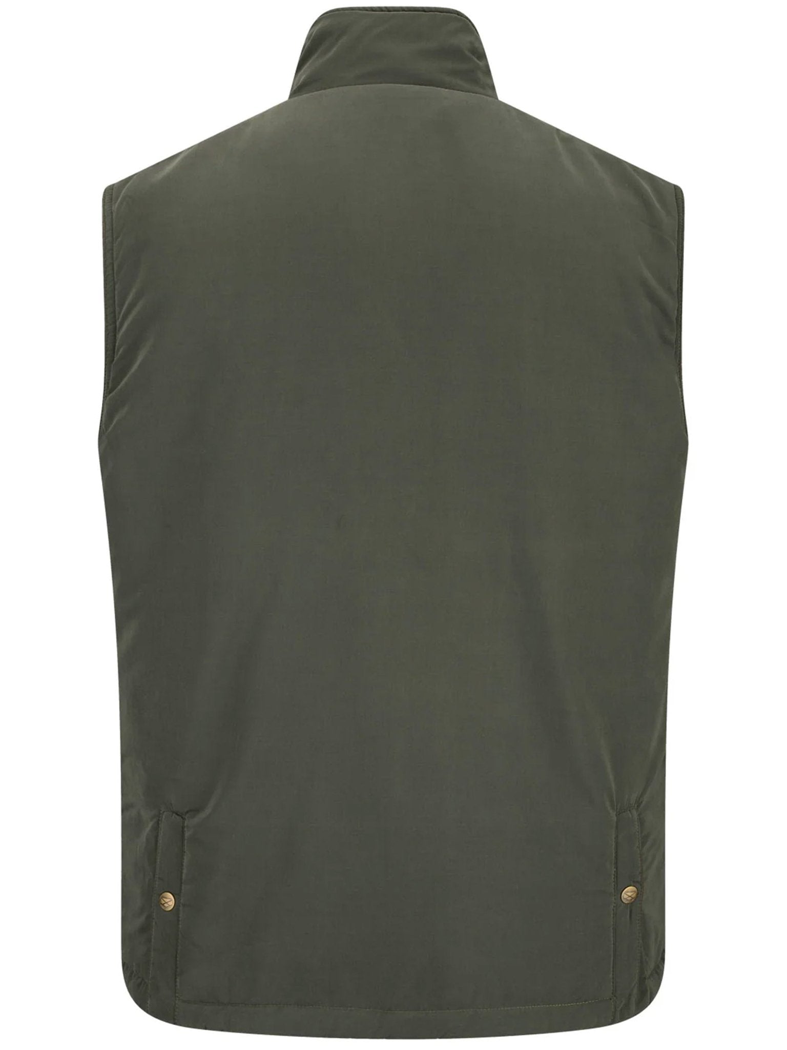 Hoggs of Fife - Reversible Gilet / Body warmer microfleece - Green / brown - The Breezer