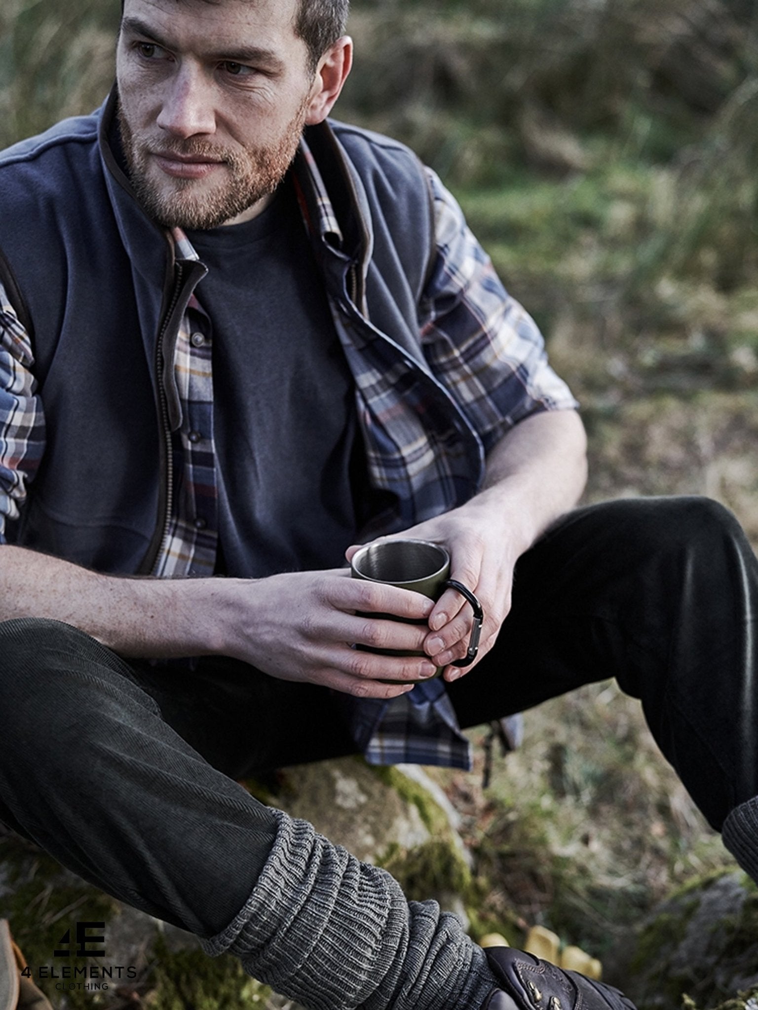 Hoggs of Fife - Stenton Fleece Gilet / Mens Waistcoat & Bodywarmer