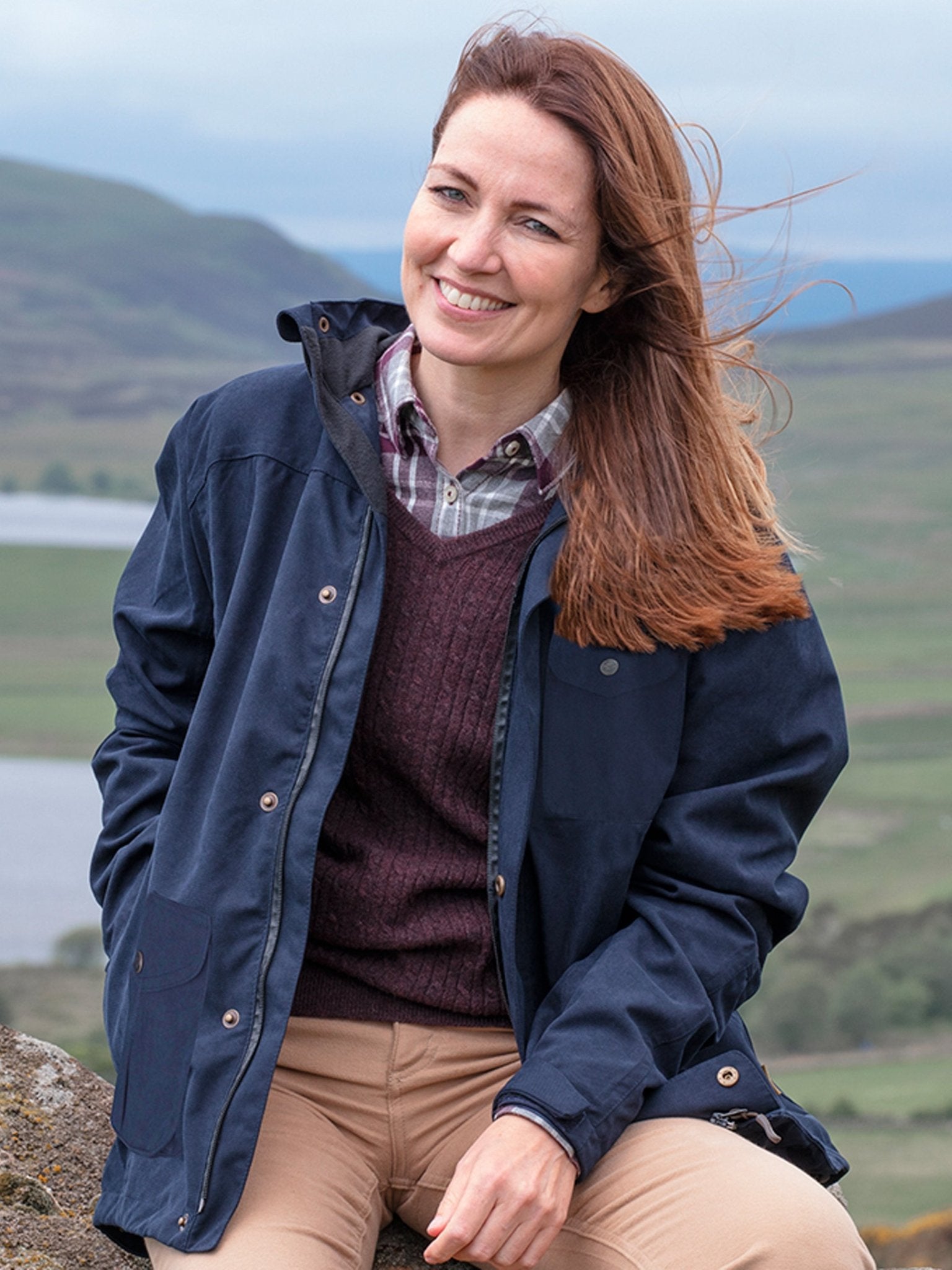 Hoggs of Fife - Struther Ladies Waterproof Field Coat