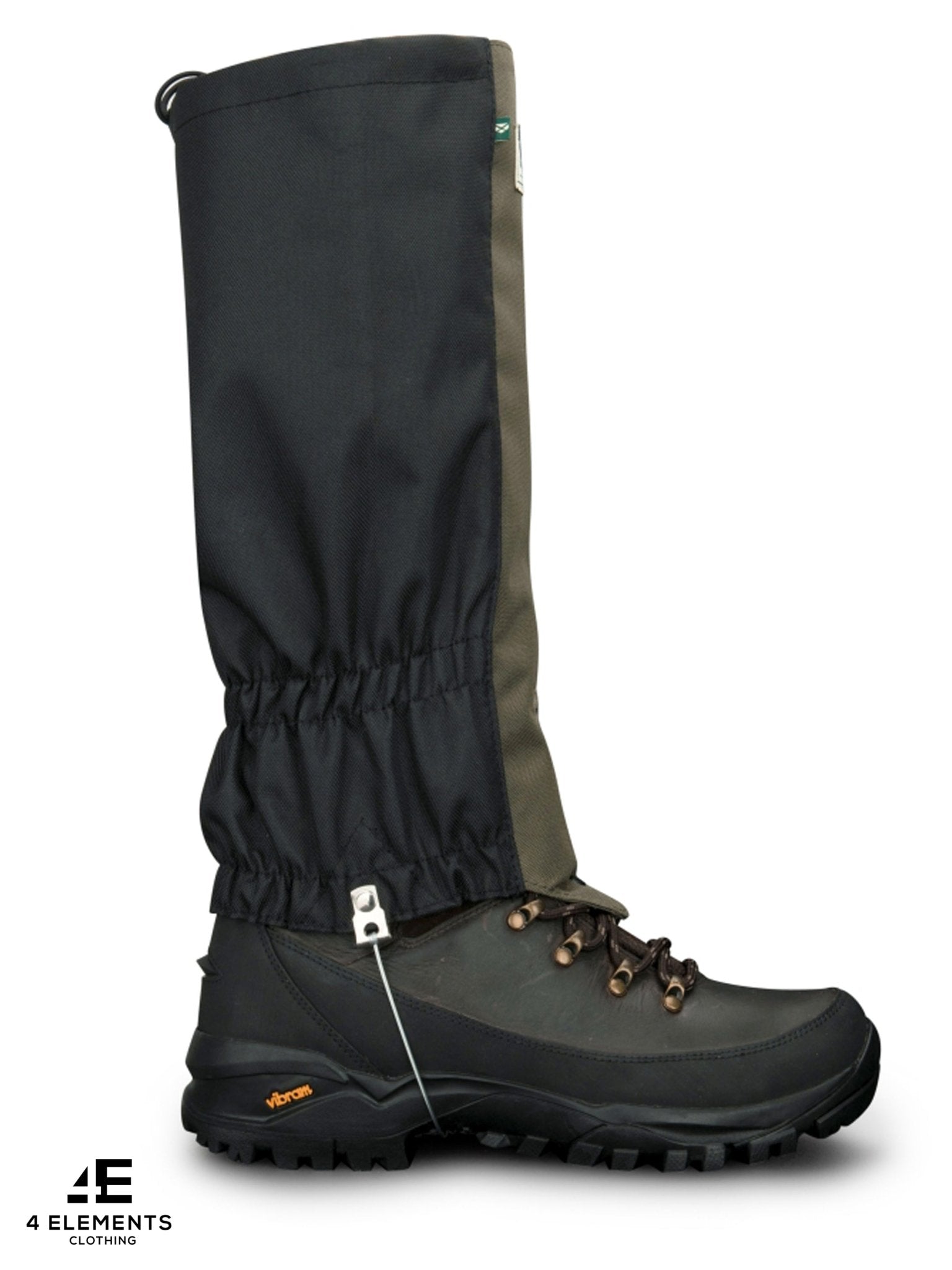 Hoggs of Fife - Waterproof Boot Gaiter / oxford Gaiters in Green/Black