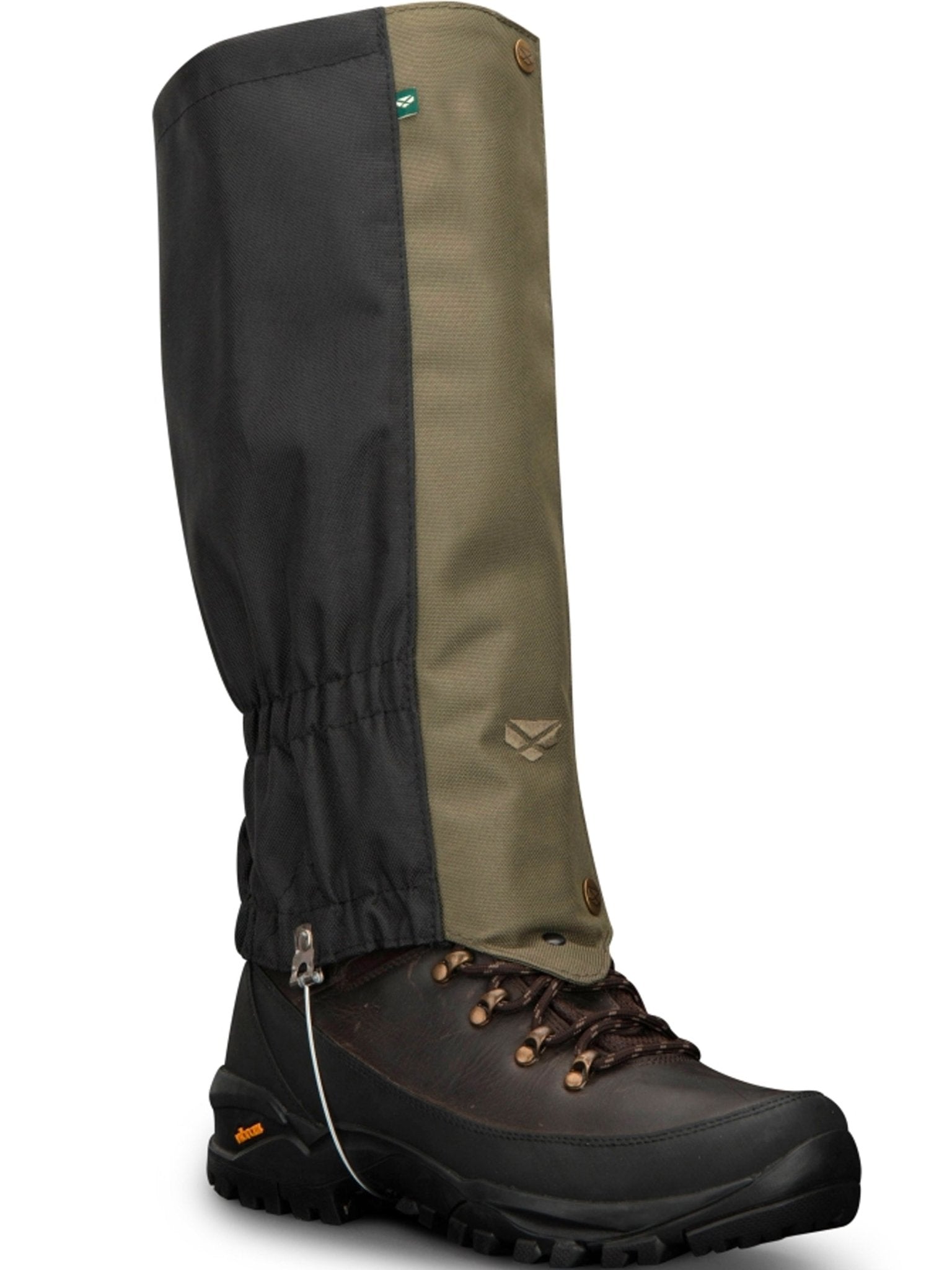 Hoggs of Fife - Waterproof Boot Gaiter / oxford Gaiters in Green/Black