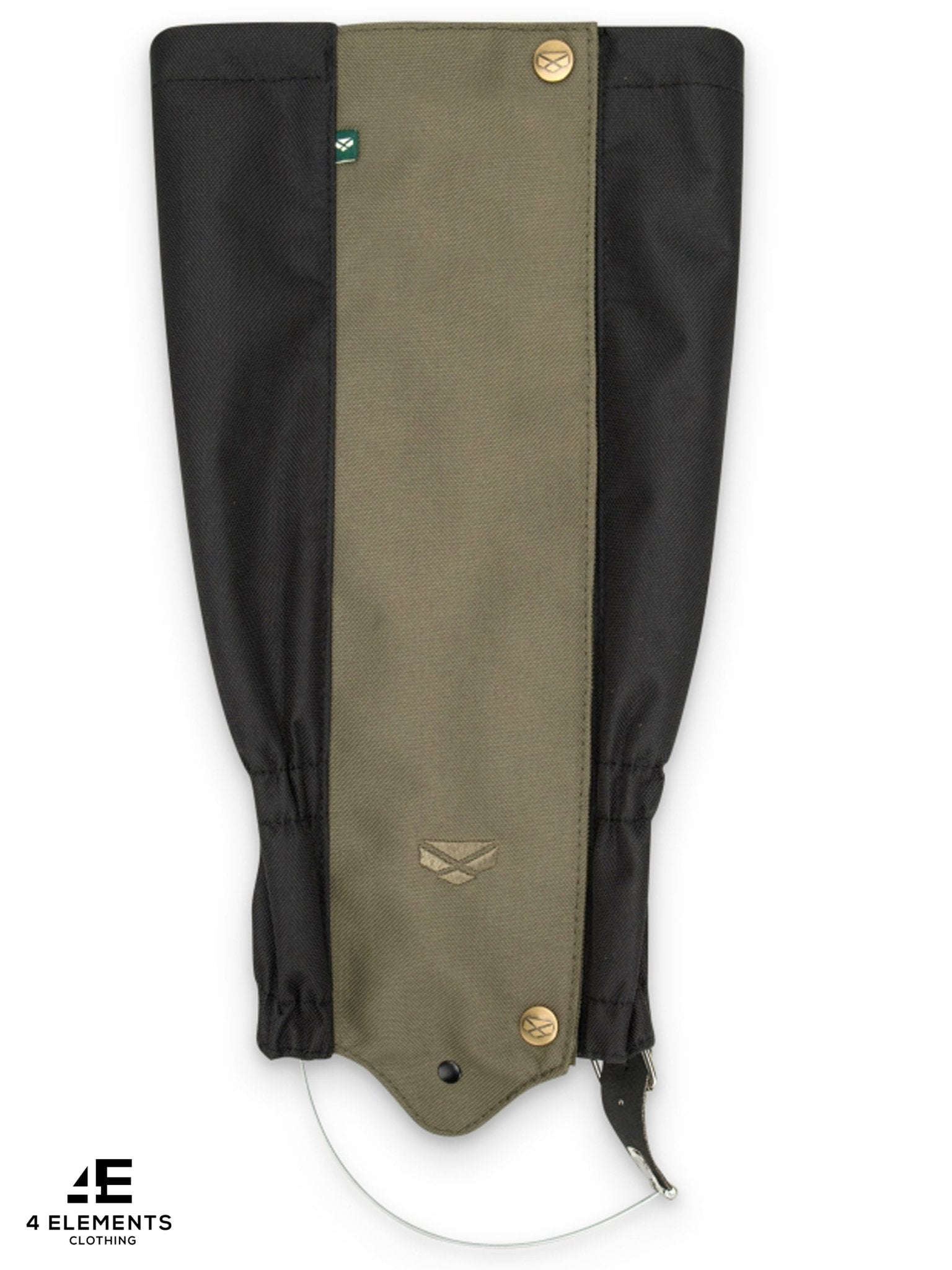 Hoggs of Fife - Waterproof Boot Gaiter / oxford Gaiters in Green/Black