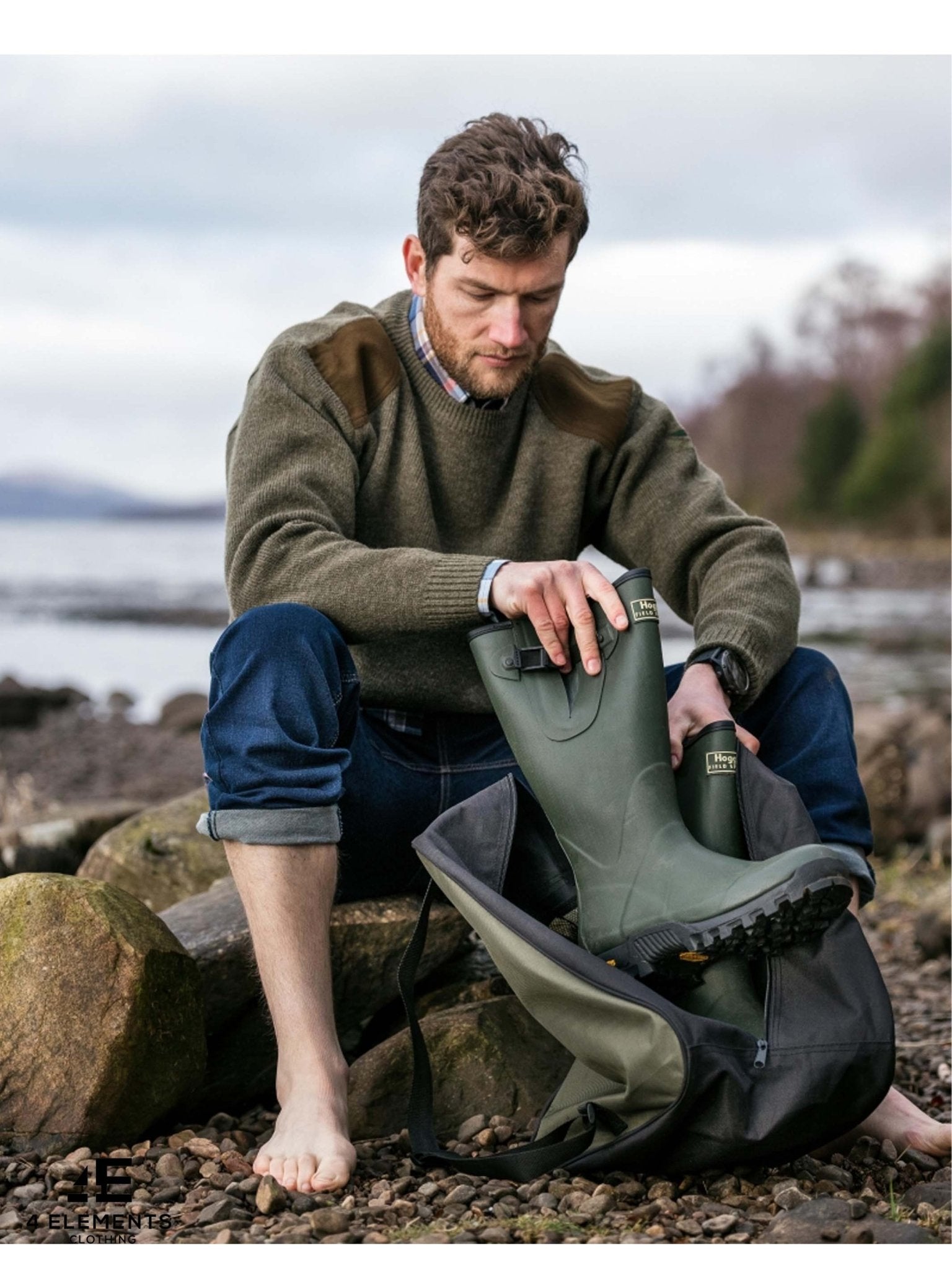 Hoggs Of Fife - Wellington boots Neoprene - lined / welly boot - Rubber boot Field Sports