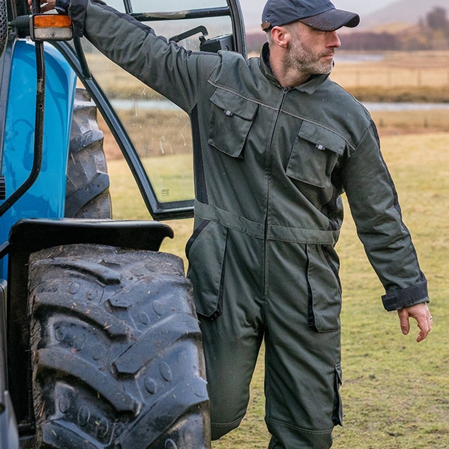 Hoggs of Fife - WorkHogg Coverall / Overalls / Boiler Suit with Zip entry