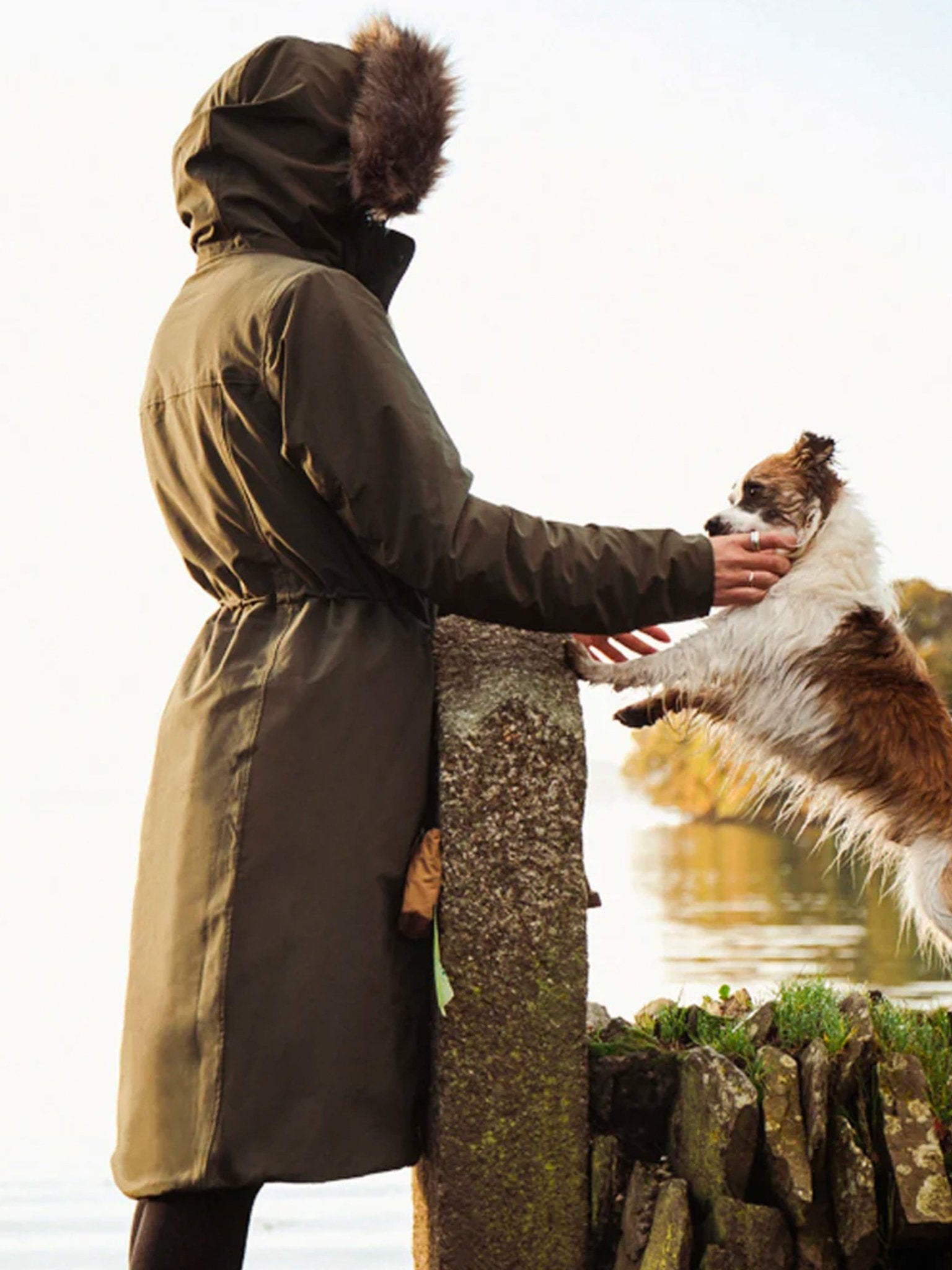 Keela Outdoors - Keela Crofter Parka Long ladies coat 3/4 length waterproof windproof jacket