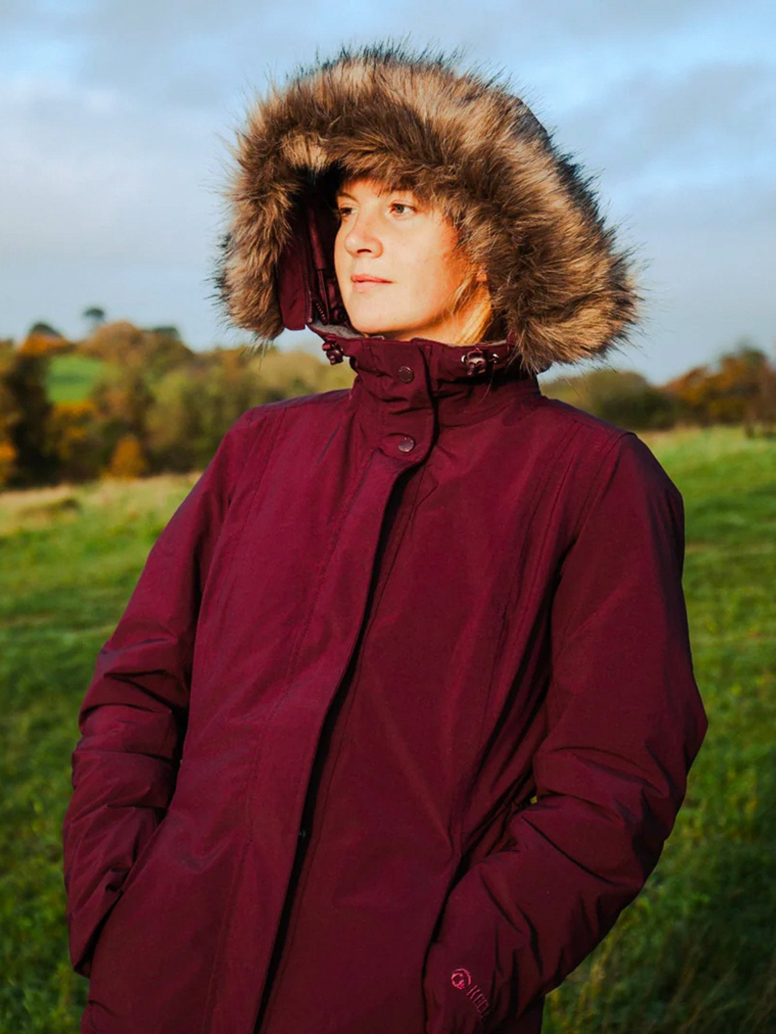 Keela Outdoors - Keela Crofter Parka Long ladies coat 3/4 length waterproof windproof jacket