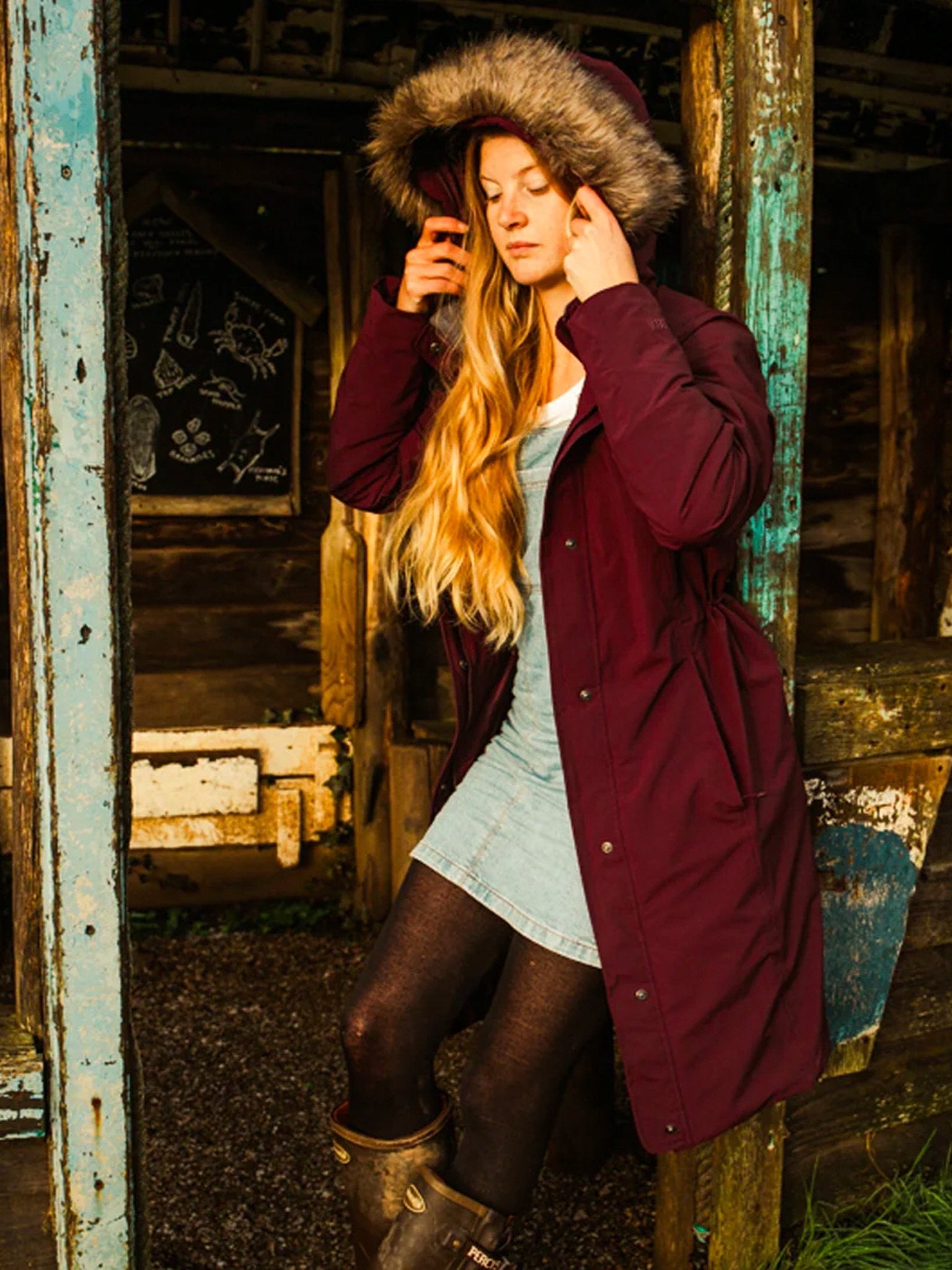 Keela Outdoors - Keela Crofter Parka Long ladies coat 3/4 length waterproof windproof jacket