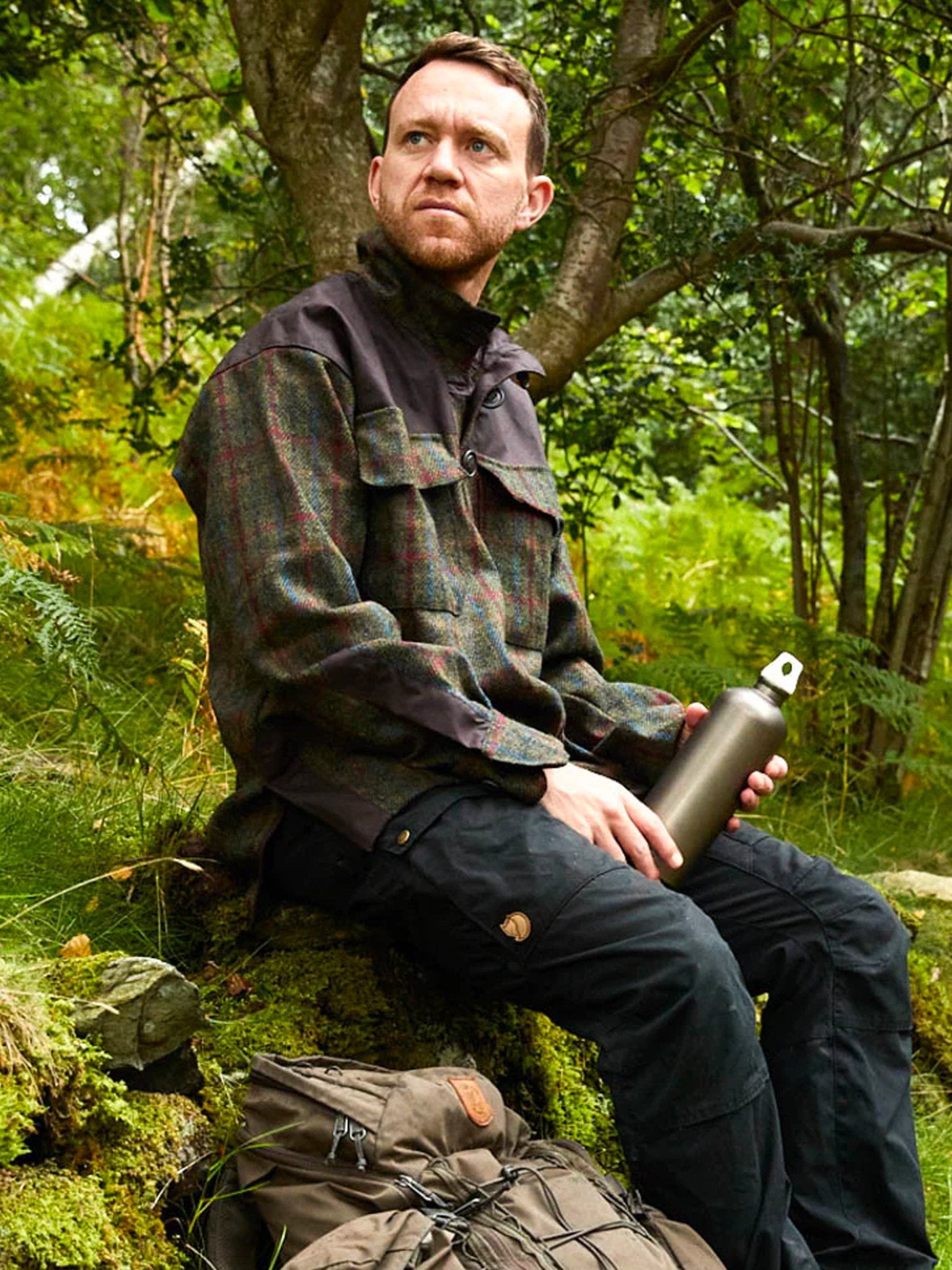 Keela Outdoors - Keela Harris Tweed & British Millerain Wax Cotton Breathable Mens Smock Mens Jacket / coat