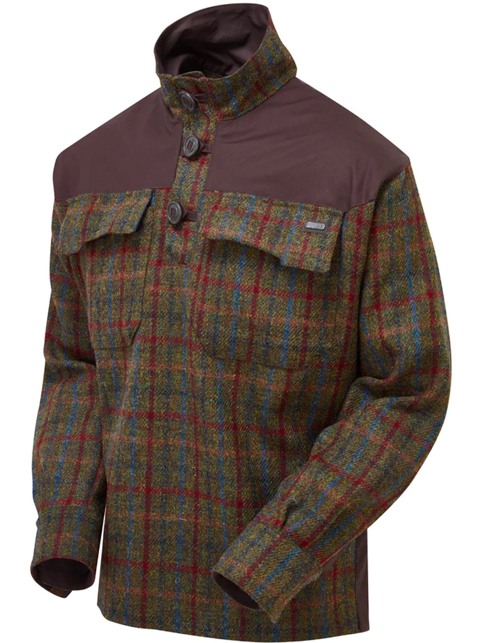 4elementsclothingKeelaKeela Outdoors - Keela Harris Tweed & British Millerain Wax Cotton Breathable Mens Smock Mens Jacket / coatOuterwear03010-252611-0-111