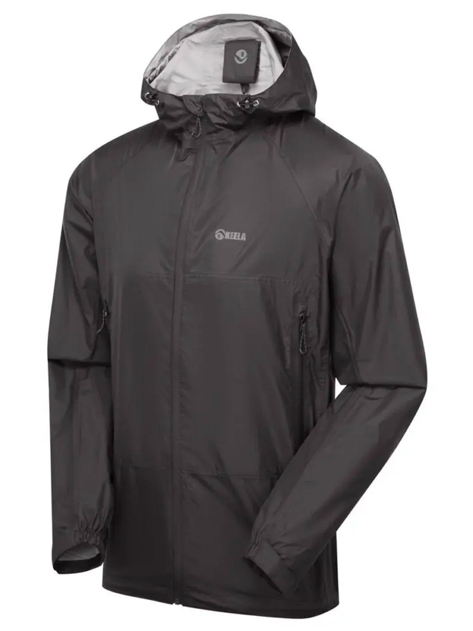 4elementsclothingKeelaKeela Outdoors - Keela Mens Paklite Waterproof packable, Breathable lightweight Jacket / coat with hoodOuterwear02420-100000-0-111