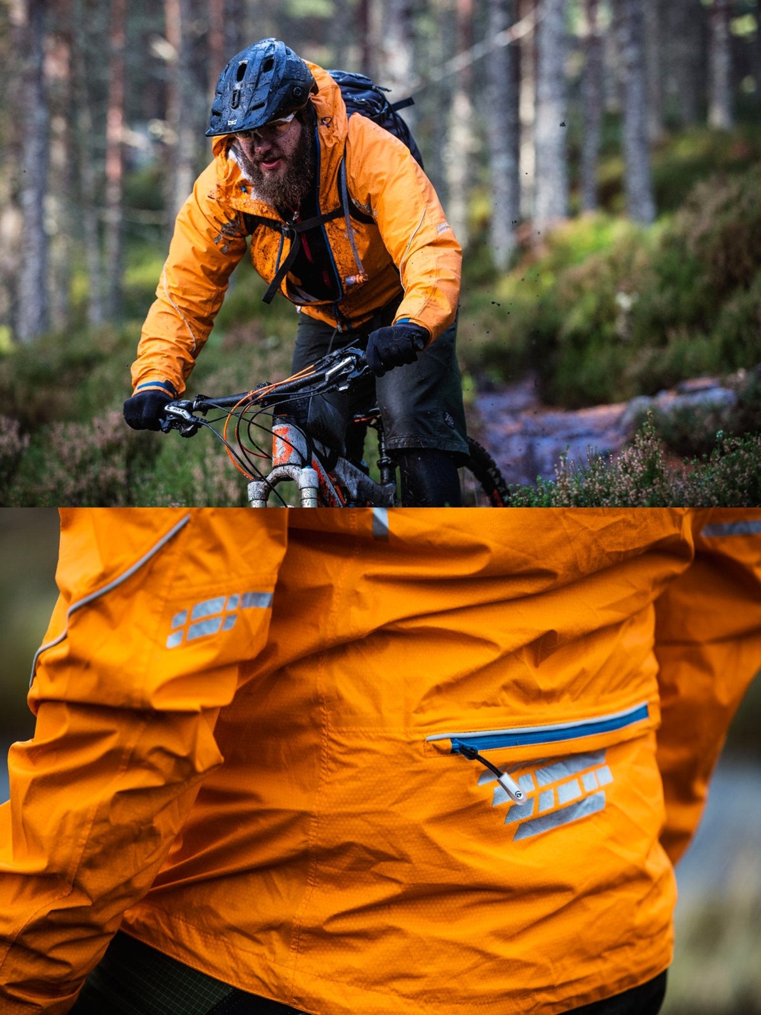 Keela Outdoors - Keela Mens Saxon Waterproof, Breathable lightweight Jacket / coat with hood