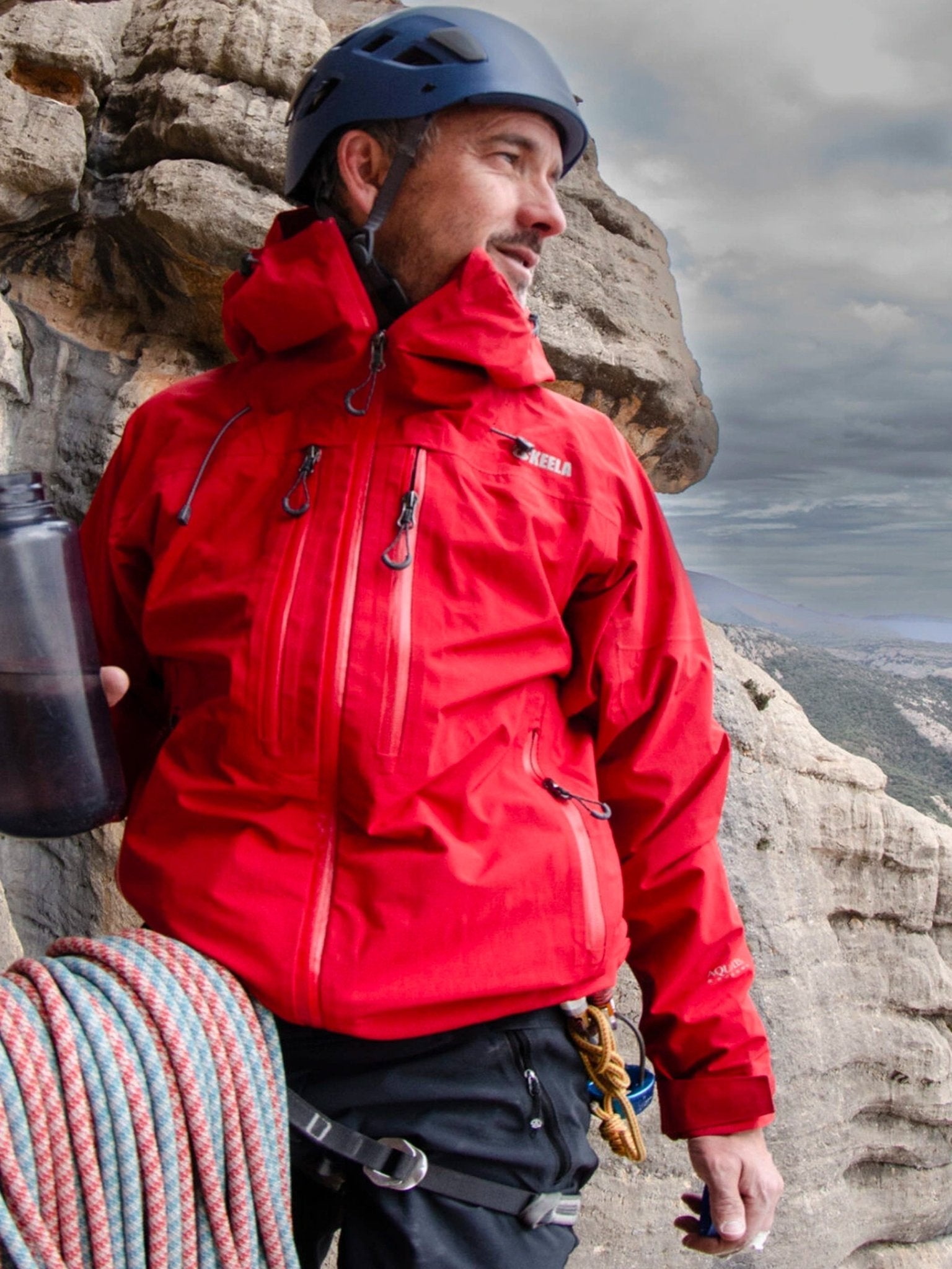Keela Outdoors - Keela Pinnacle Mens Waterproof & Windproof, Breathable Jacket / coat with hood
