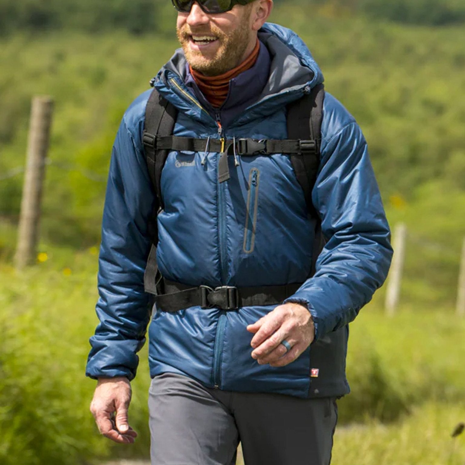 Keela Outdoors - Keela Talus Mens Primaloft gold Jacket, mid or outer layer, Breathable coat