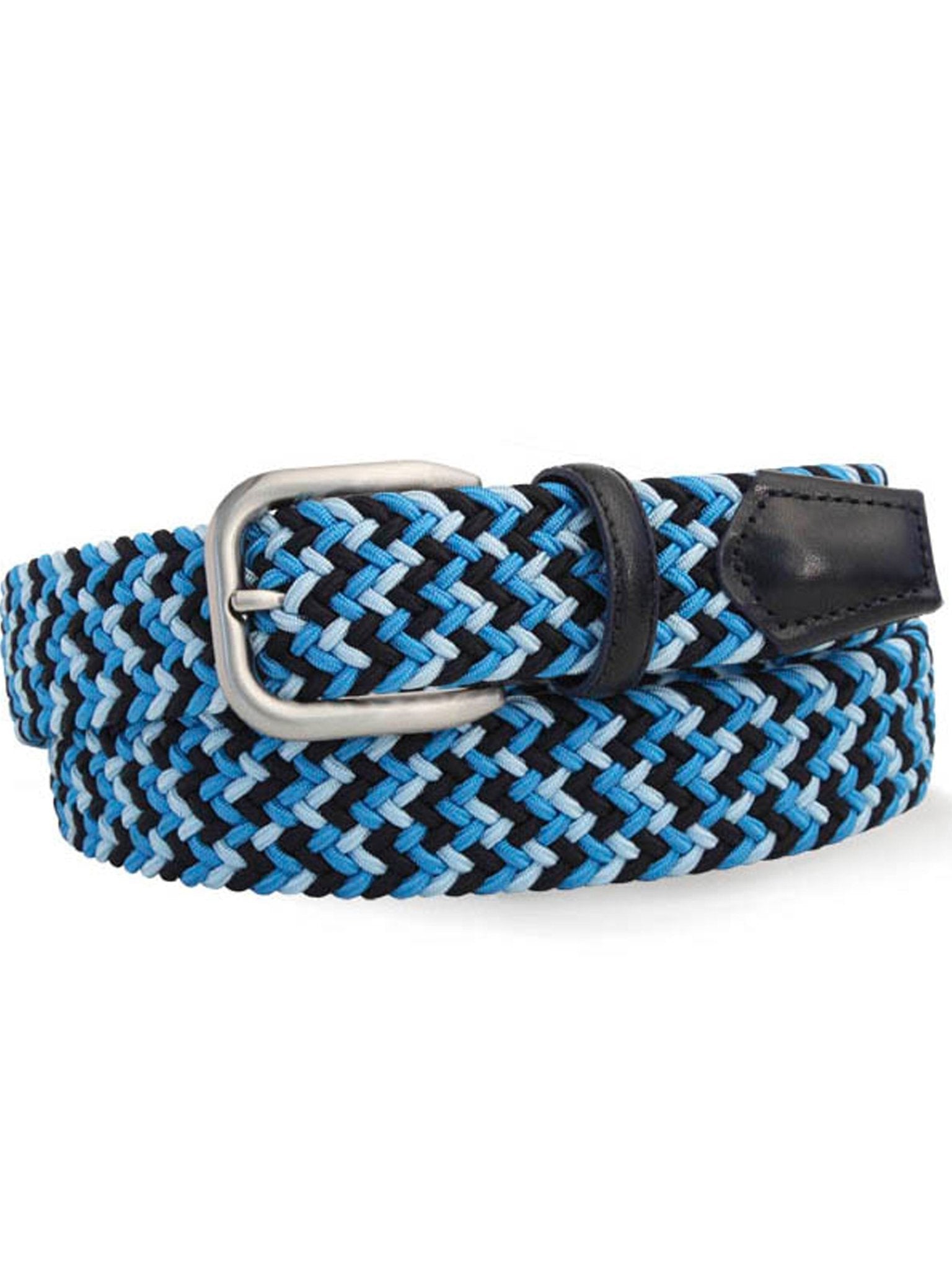 Robert Charles Belts - 1005 Cotton Blend Leather Mens belt - 35mm width - Made in Italy