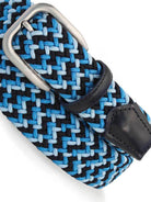 4elementsclothingRobert CharlesRobert Charles Belts - 1005 Cotton Blend Leather Mens belt - 35mm width - Made in ItalyBelts1005 / Navy / S