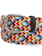 Robert Charles Belts - 1005 Cotton Blend Leather Mens belt Multi - 35mm width - Made in Italy