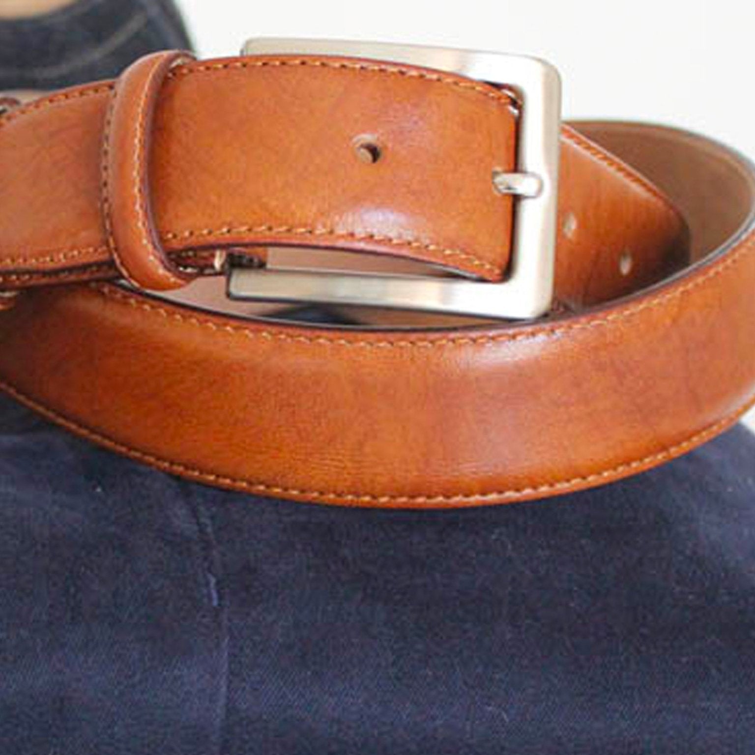 Robert Charles Belts - 1135 Mens Belt - 35mm Made in Italy - 100% Leather