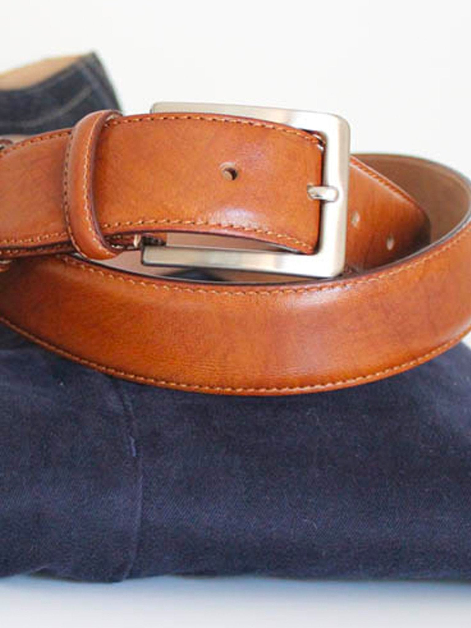 Robert Charles Belts - 1135 Mens Belt - 35mm Made in Italy - 100% Leather