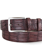 Robert Charles Belts - 1713 Croc effect mens belt 35mm - Made in Italy - 100% Leather