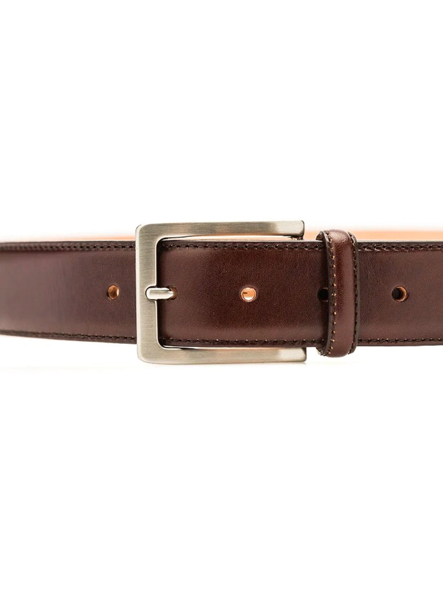 Robert Charles Belts - 3751 Calfskin Leather Mens belt - 35mm leather width - Made in Italy