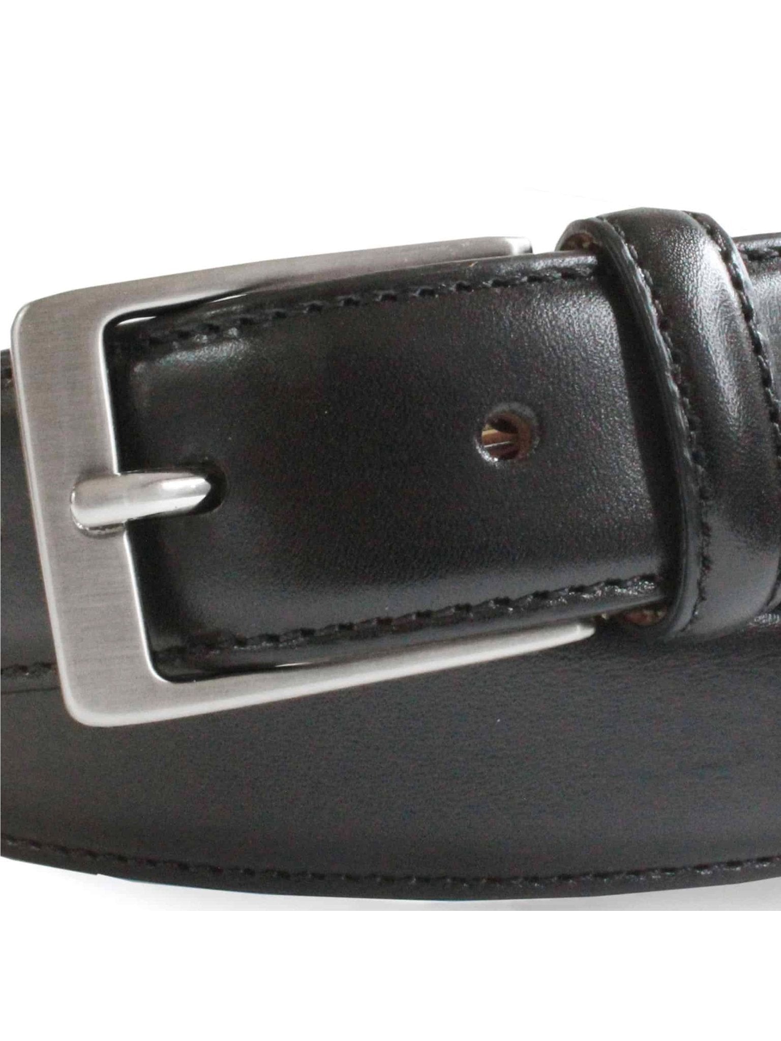 Robert Charles Belts - 3751 Calfskin Leather Mens belt - 35mm leather width - Made in Italy