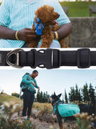 Ruffwear - Front Range Dog Collar, with Aluminium V - Ring, Adjustable Pet Dog Collar, Comfortable Soft Fabric, Collar with Dog Lead Attachment Ring