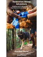 Ruffwear - Front Range Dog Harness, Reflective Y Harness, Adjustable Comfortable Padded Everyday Harness, 2 Lead Attachments & V Ring