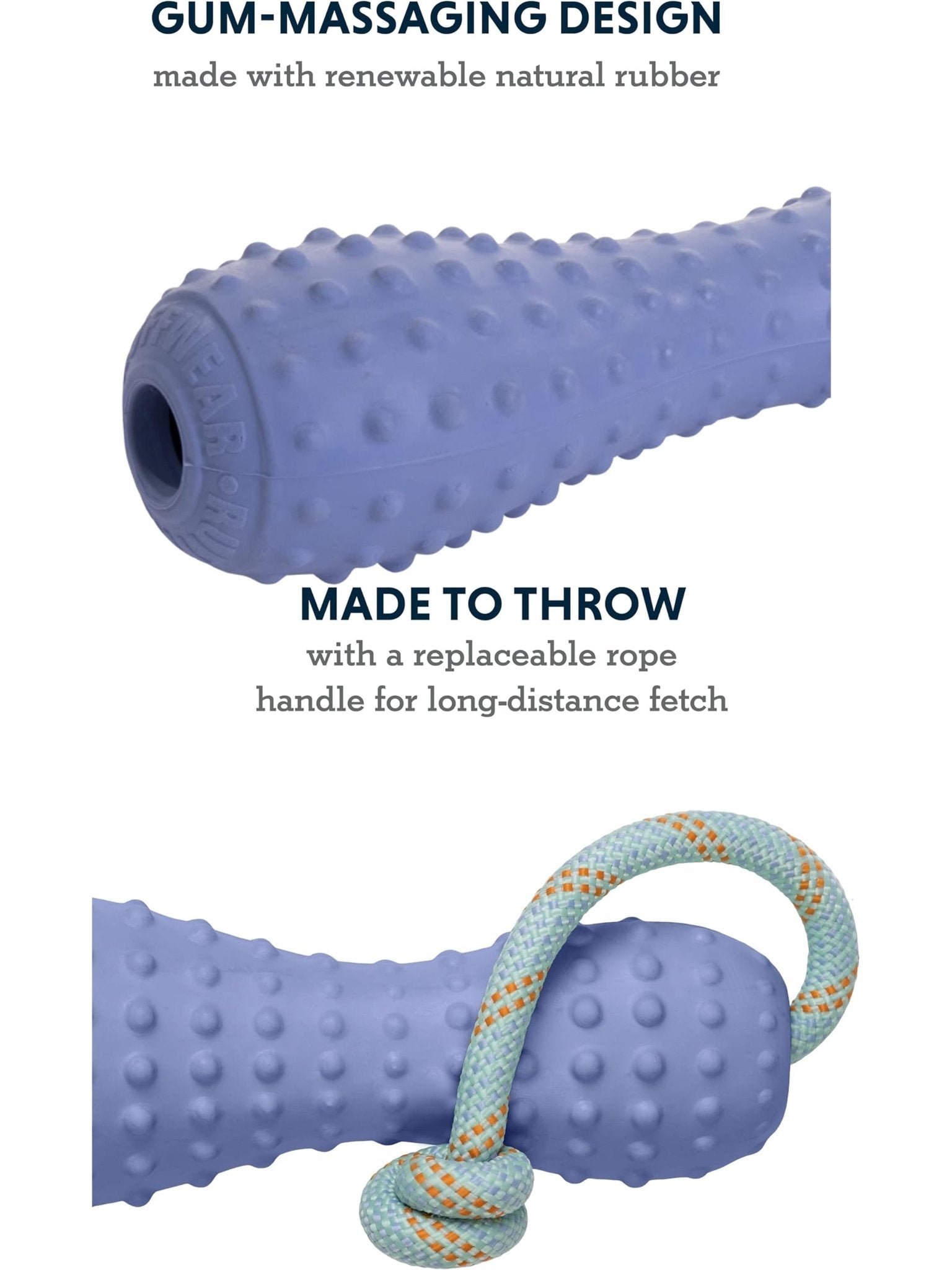 Ruffwear - Gourdo™ Rubber Throw Toy - Interactive Rubber Toy for dogs / Dog Toy