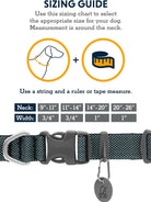 Ruffwear - Hi & Light Collar, Dog Collar with Aluminium D - Ring, Adjustable & Lightweight Dog Collar with Dog Lead Attachment Ring