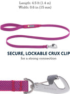 Ruffwear - Hi & Light Dog Lead, Ultra Lightweight No Pull 1.4m Dog Leash, Portable Adjustable & Heavy Duty Dog Lead, Strong & Slim Anti Tangle Dog Walking & Dog Training Lead