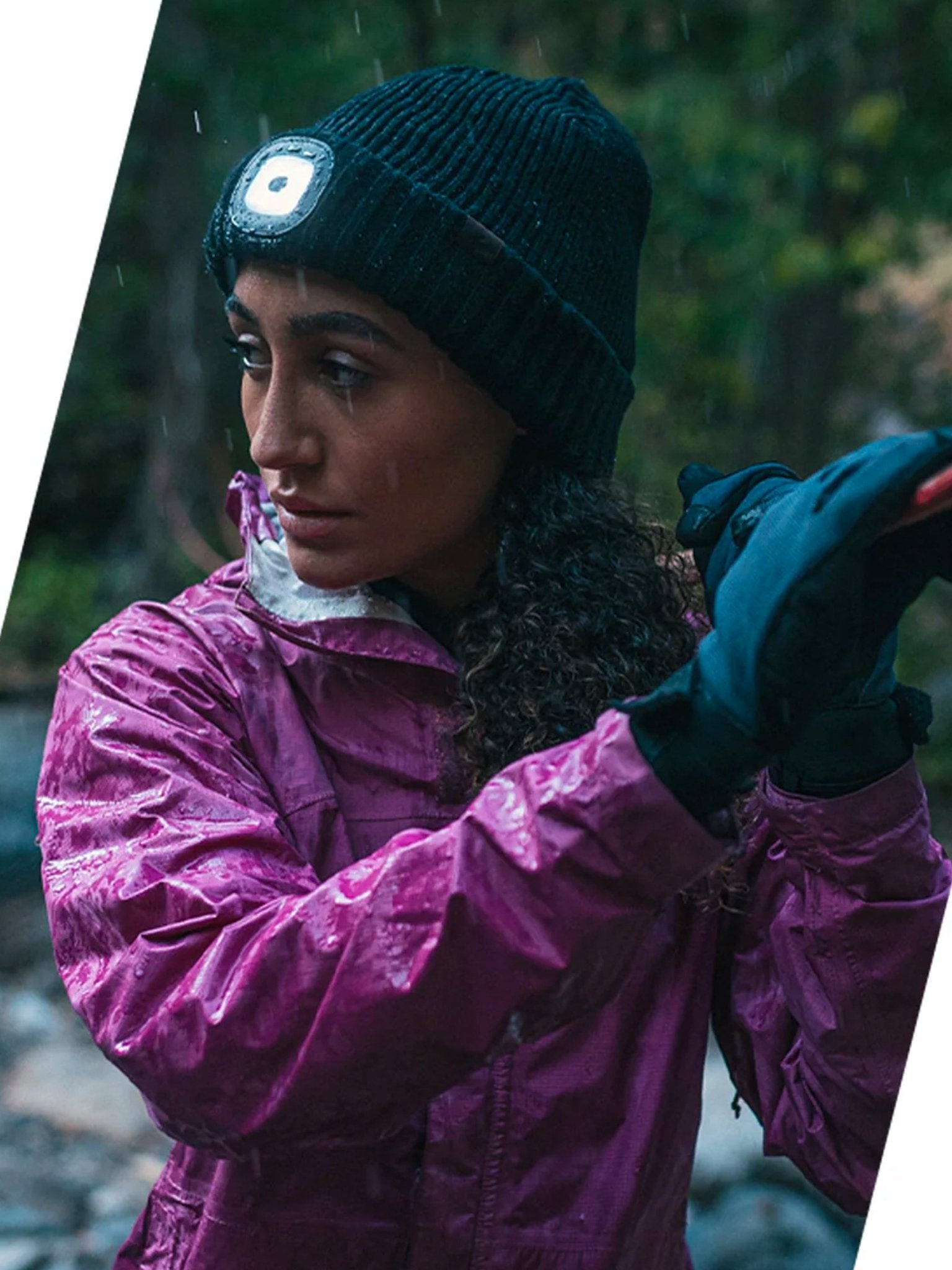 Sealskinz - LED Waterproof & Windproof Beanie Hat / Cold Weather Roll Cuff - Heydon