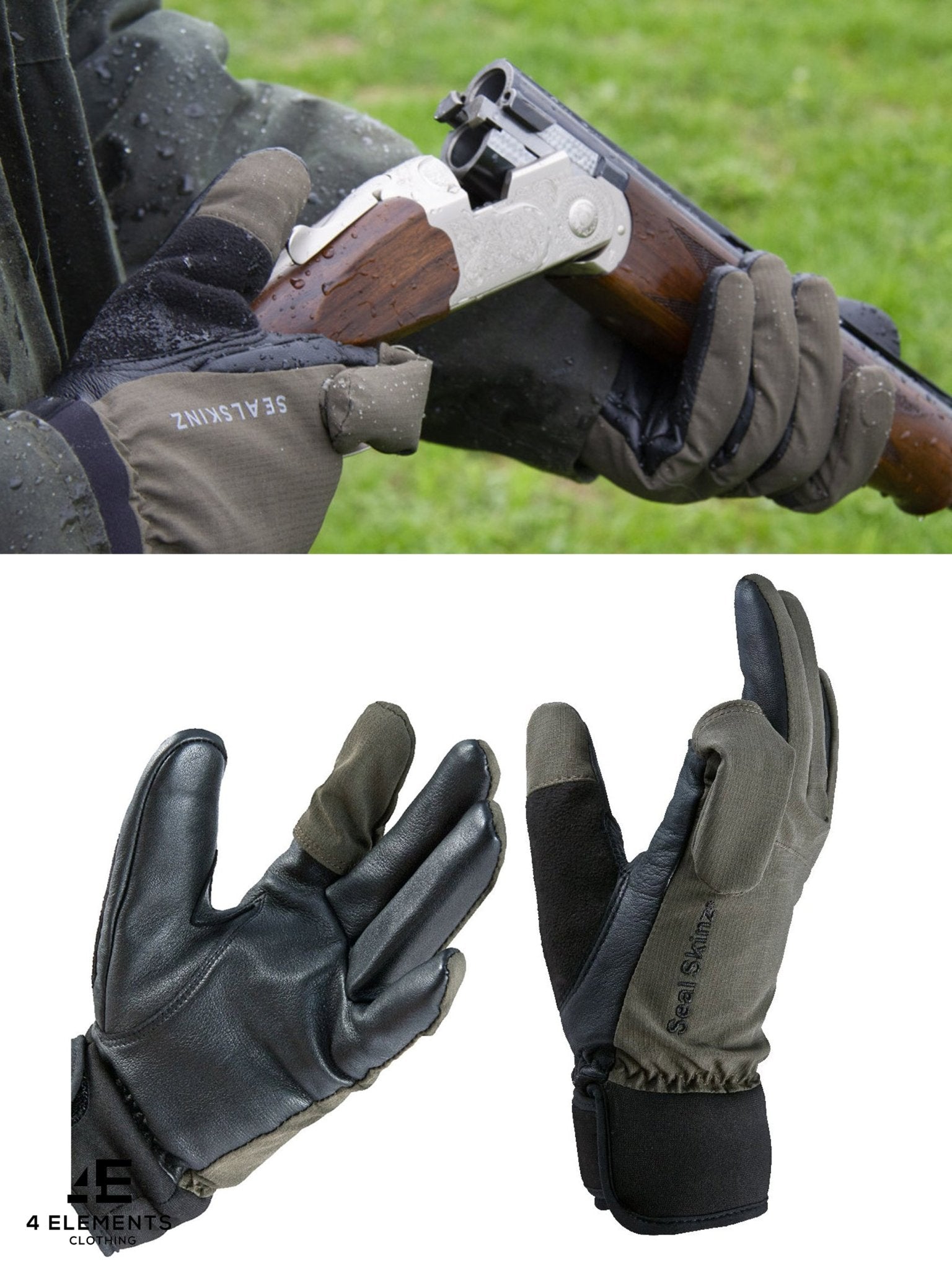 SealSkinz - Waterproof Breathable Shooting Glove - All Weather - Broome
