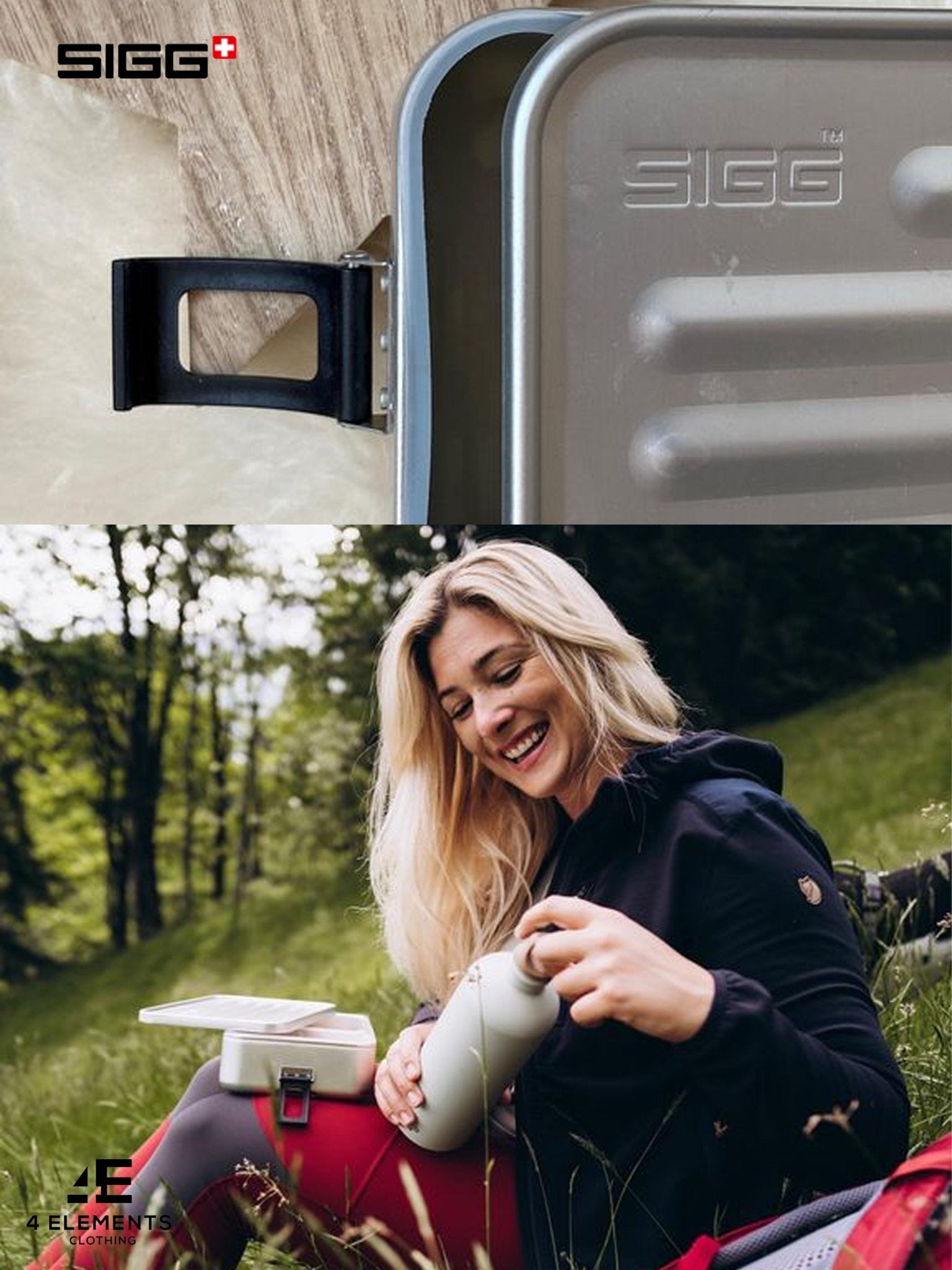 SIGG - Premium Lunch box Plus Featherlight / Lunchbox Sigg metal lunchbox