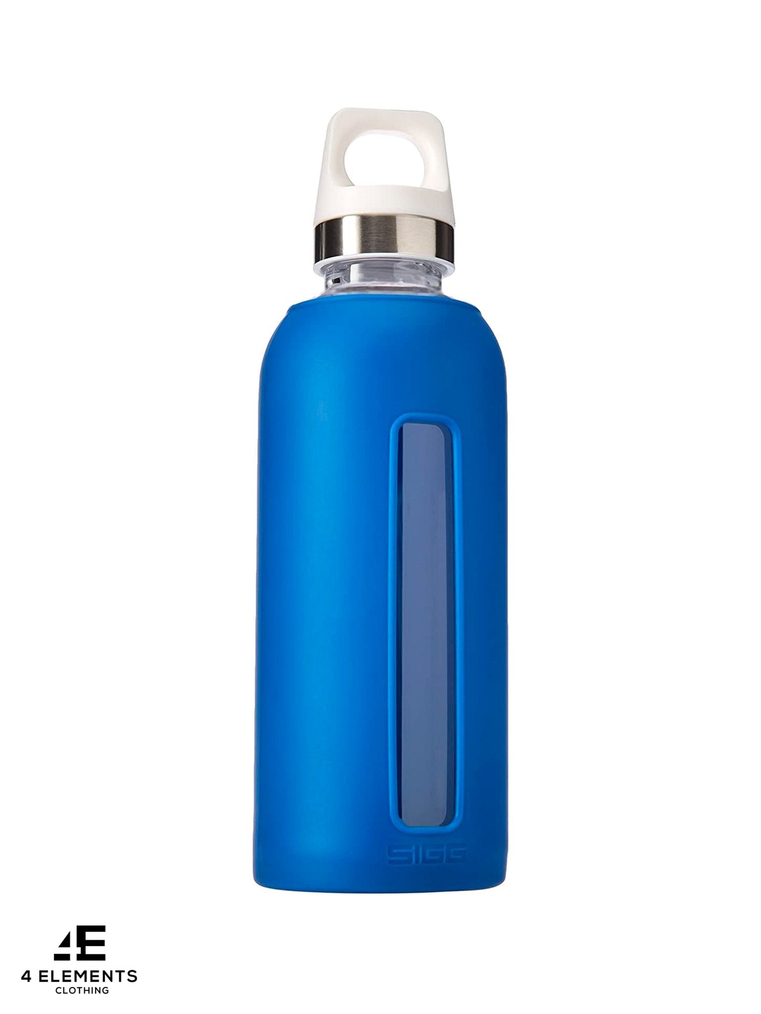 SIGG - Star Water Bottle, Leak - Proof Glass Bottle, Heat - Resistant with Silicone Case