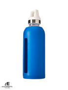 SIGG - Star Water Bottle, Leak - Proof Glass Bottle, Heat - Resistant with Silicone Case