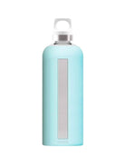 SIGG - Star Water Bottle, Leak - Proof Glass Bottle, Heat - Resistant with Silicone Case