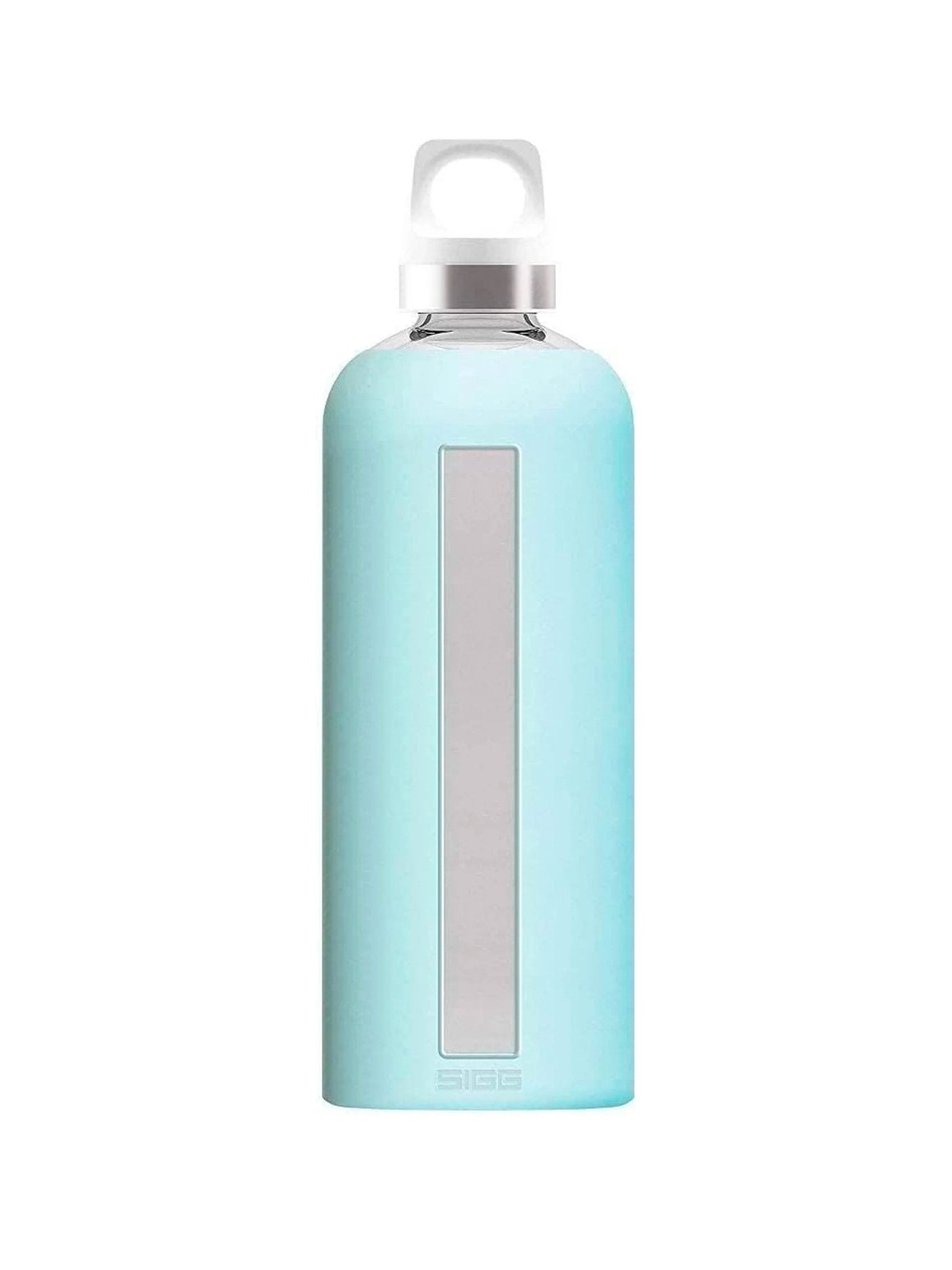 SIGG - Star Water Bottle, Leak - Proof Glass Bottle, Heat - Resistant with Silicone Case
