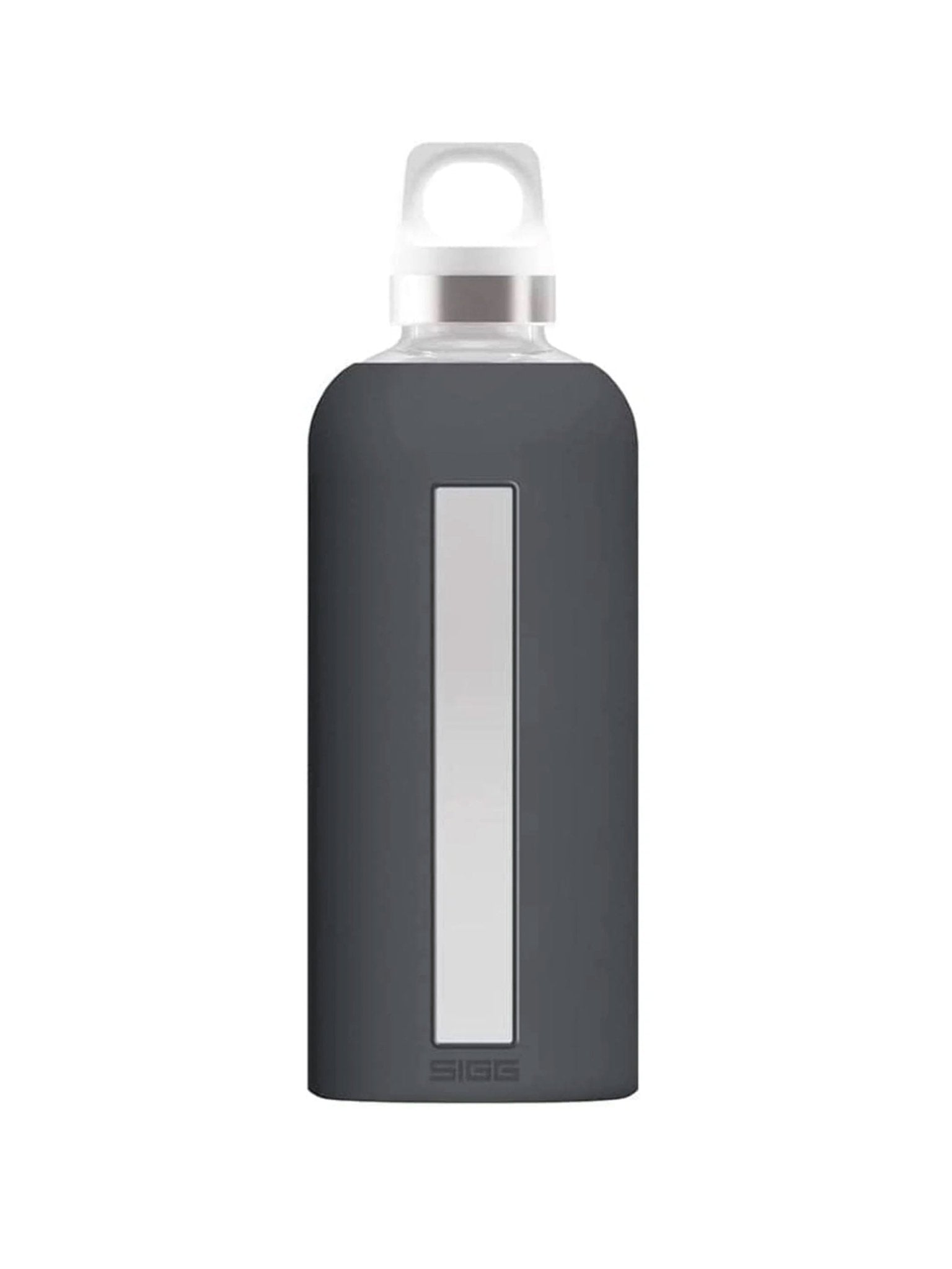 SIGG - Star Water Bottle, Leak - Proof Glass Bottle, Heat - Resistant with Silicone Case