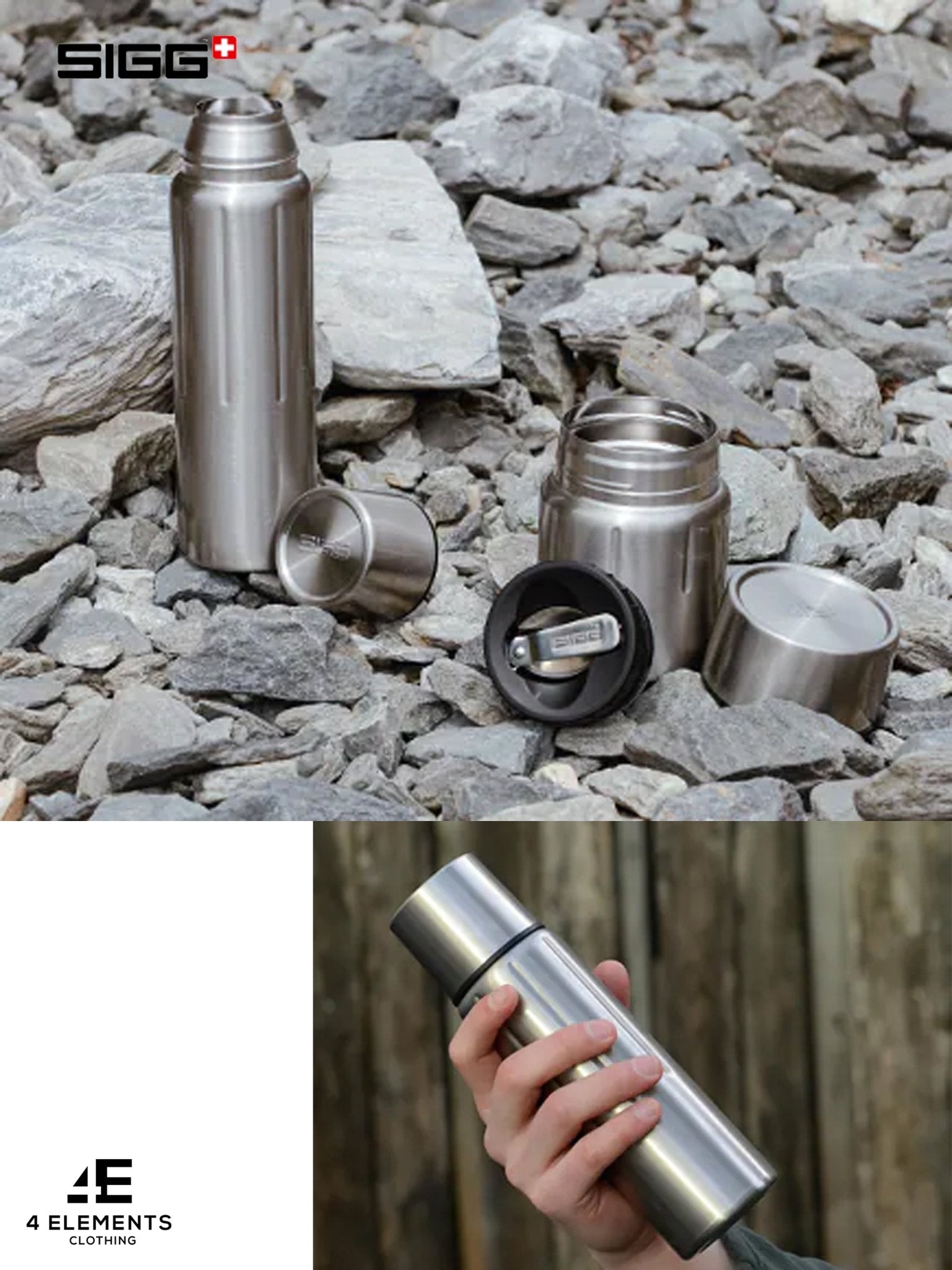 4elementsclothingSiggSIGG - Thermo Flask Gemstone IBT Selenite Flask & Mug Set - Classic flask and water bottleWater Bottles8735.5