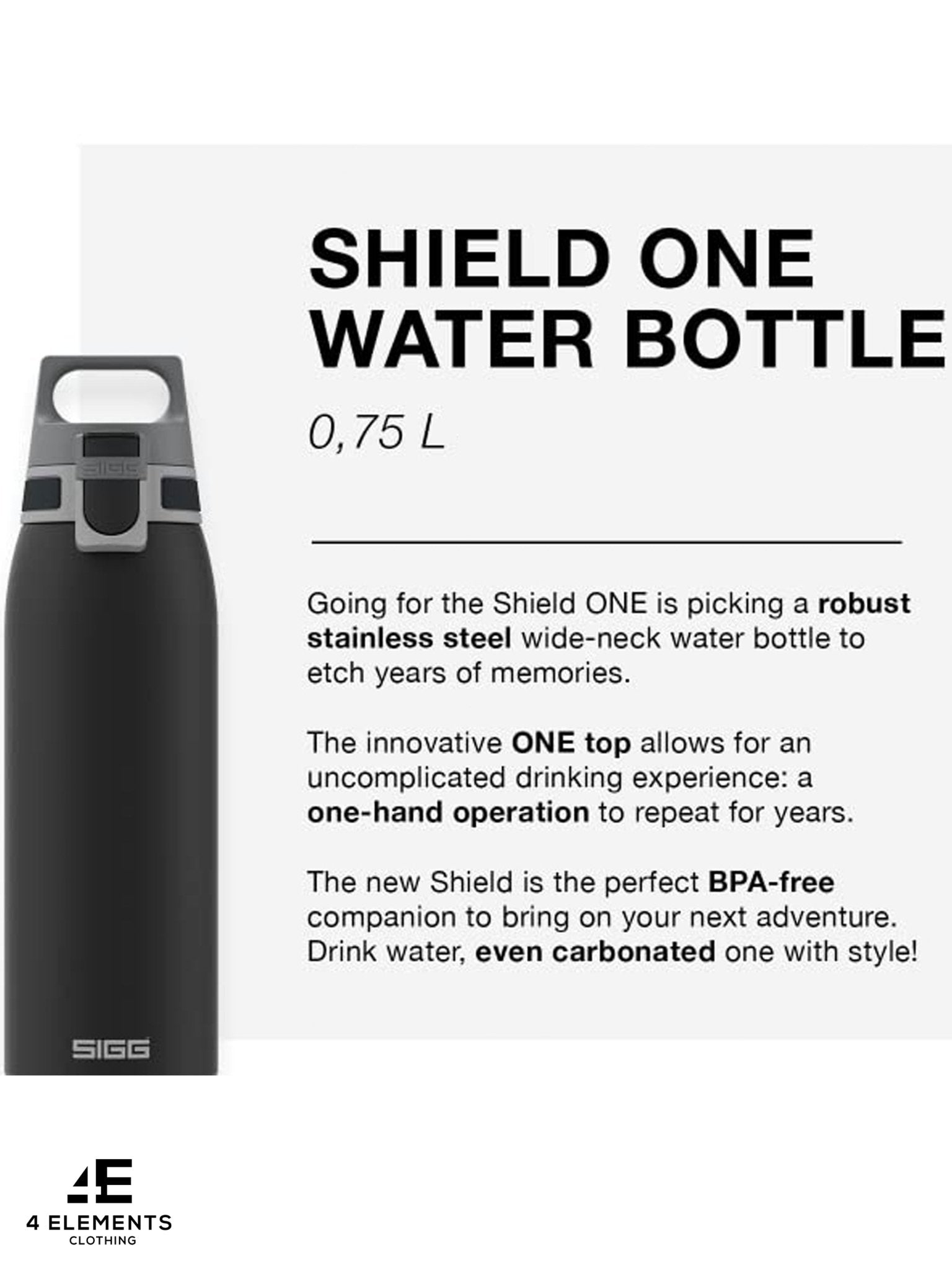 SIGG - Water Bottle Shield ONE 0.75 L