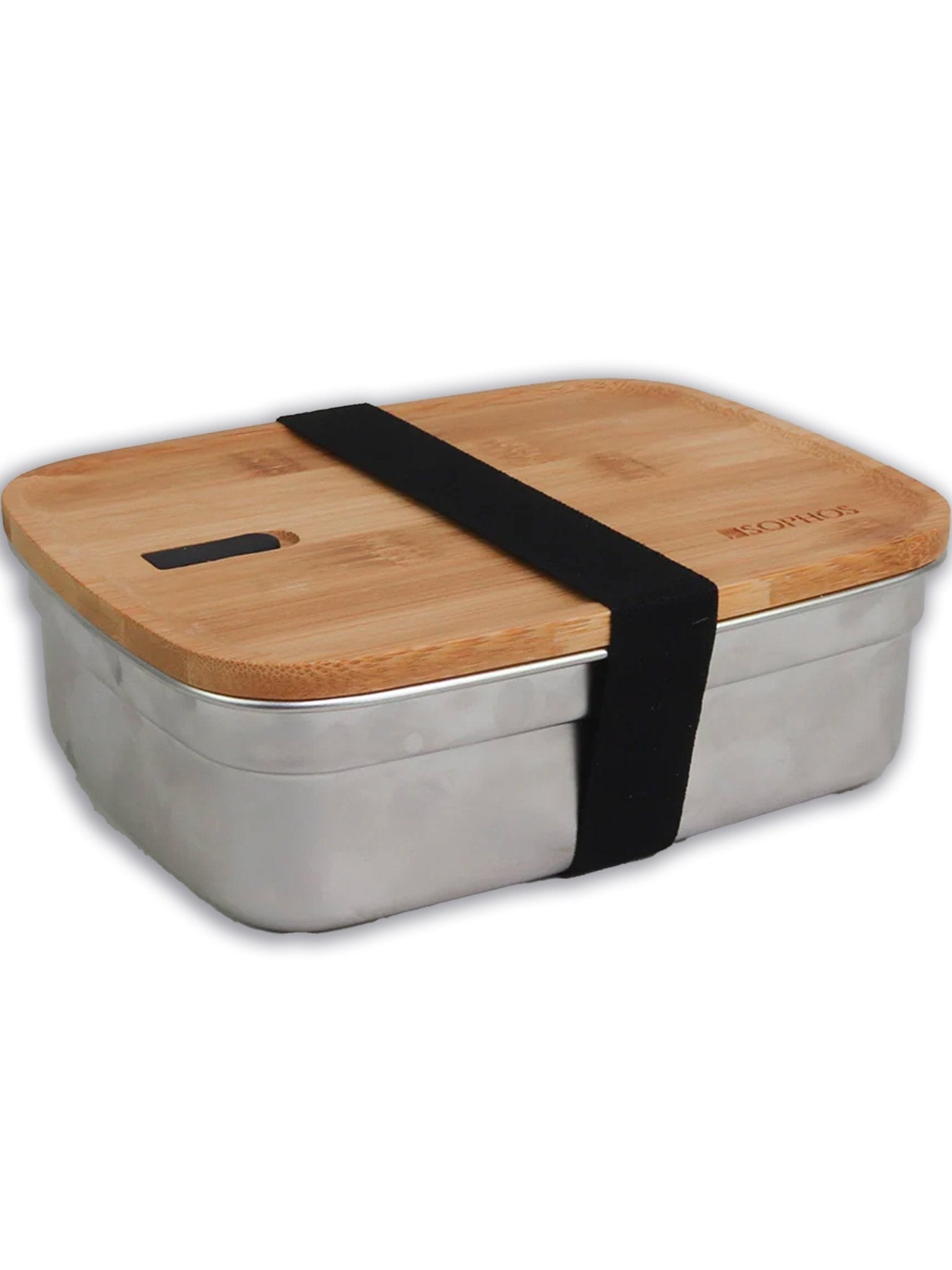 Sophos - Premium crafted Bamboo and Steel Lunch Box by Sophos - 1200ml
