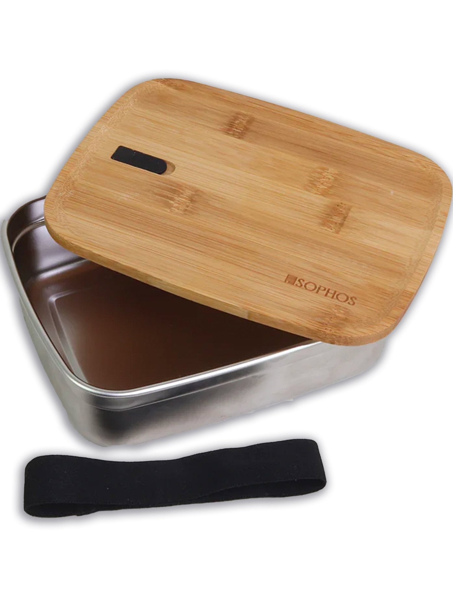 Sophos - Premium crafted Bamboo and Steel Lunch Box by Sophos - 1200ml