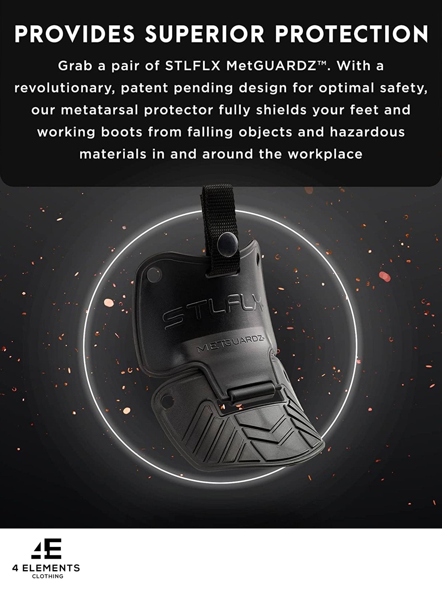 Steel Flex – MetGUARDZ Steel Flex Unisex ProtectMet Met Guards - shoe guard & Shoe & Boot Guards