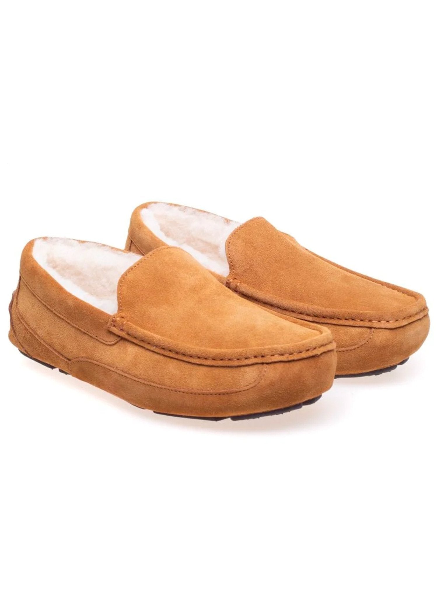 4elementsclothingSteptronicSteptronic - Marlow Leather / Suede Mens Slippers & House shoesShoesMarlow - Ginger - 41