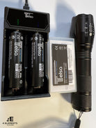 4elementsclothingTelsaTelsa - Waterproof Zoom Aluminium LED Tactical Torch Flashlight - Free 2 x 18650 Batteries & USB ChargerTorchT2BC