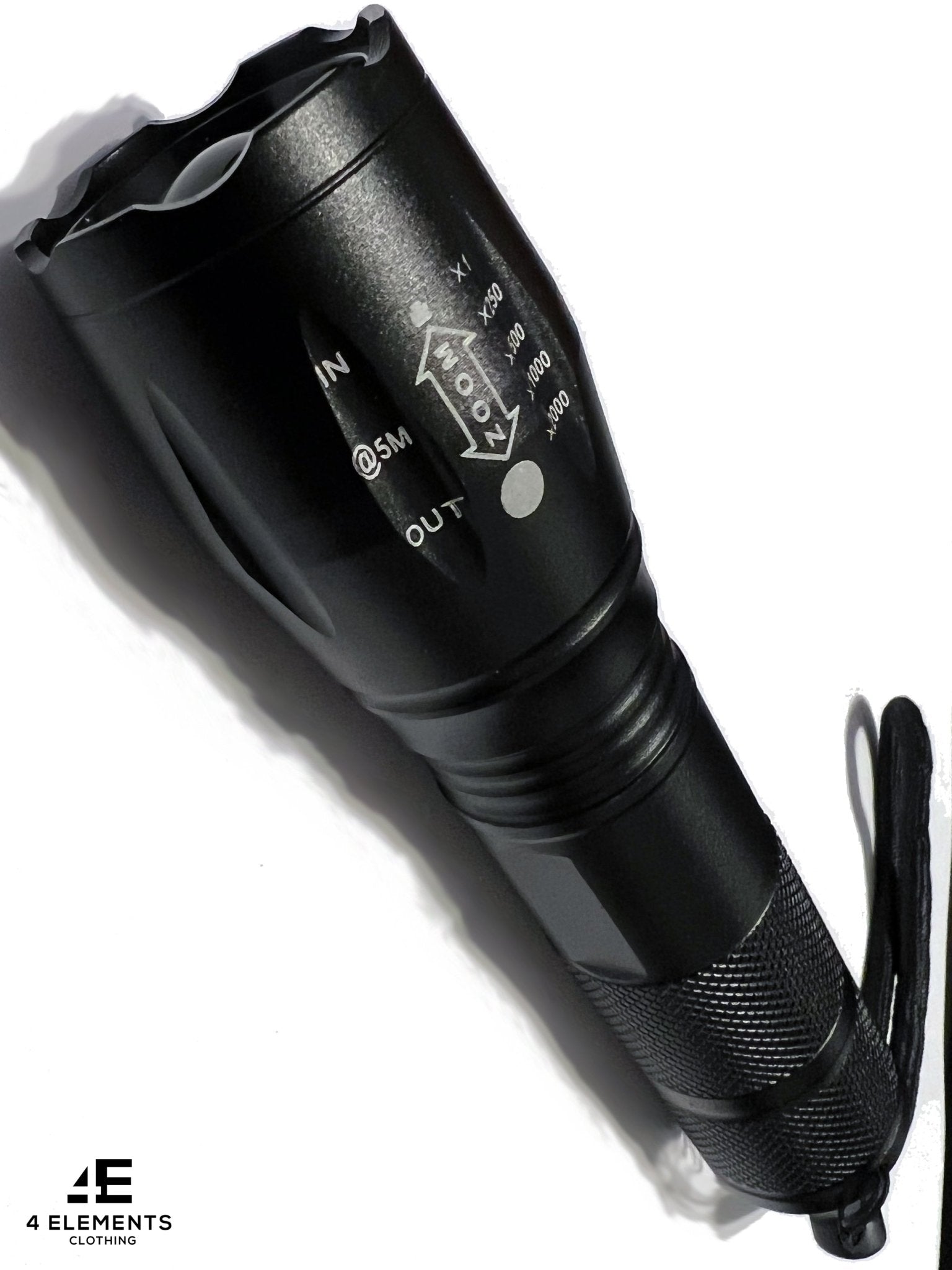 4elementsclothingTelsaTelsa - Waterproof Zoom Aluminium LED Tactical Torch Flashlight - Free 2 x 18650 Batteries & USB ChargerTorchT2FC