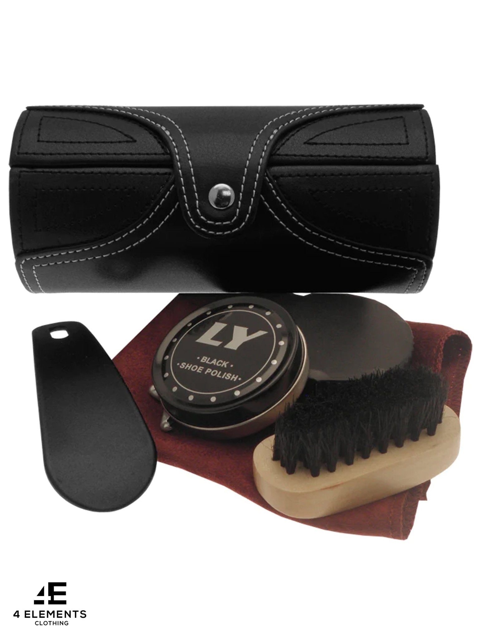 British Bag Company - 5 Piece Barrel Shoe cleaning and care Kit