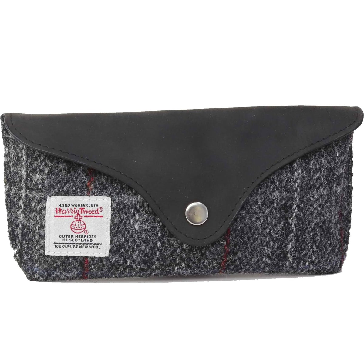 British Bag Company Harris Tweed Grey Glasses Case 4elementsclothing