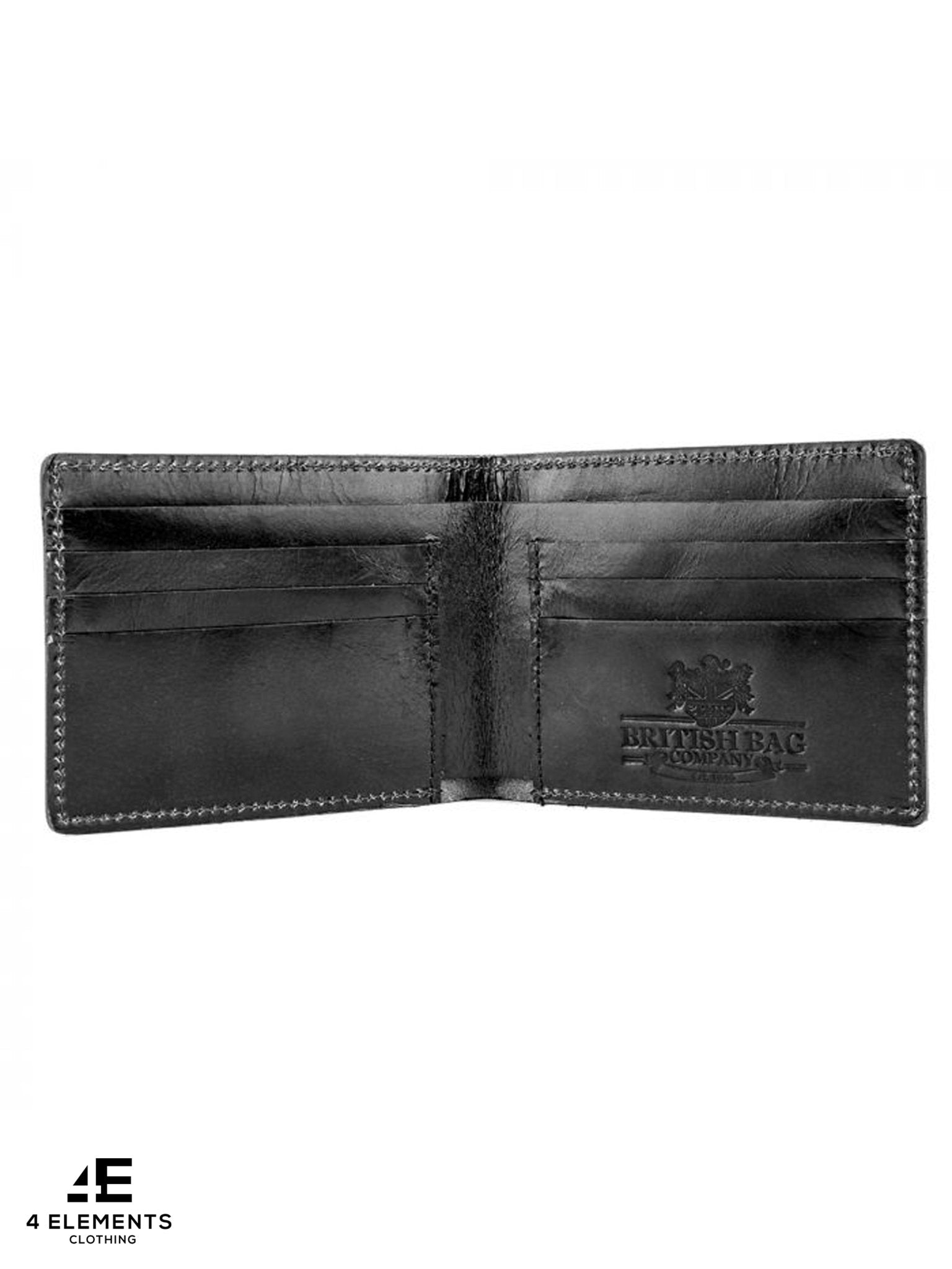 4elementsclothingThe British Bag CompanyThe British Bag Company - Black Glossy Leather WalletBag710038