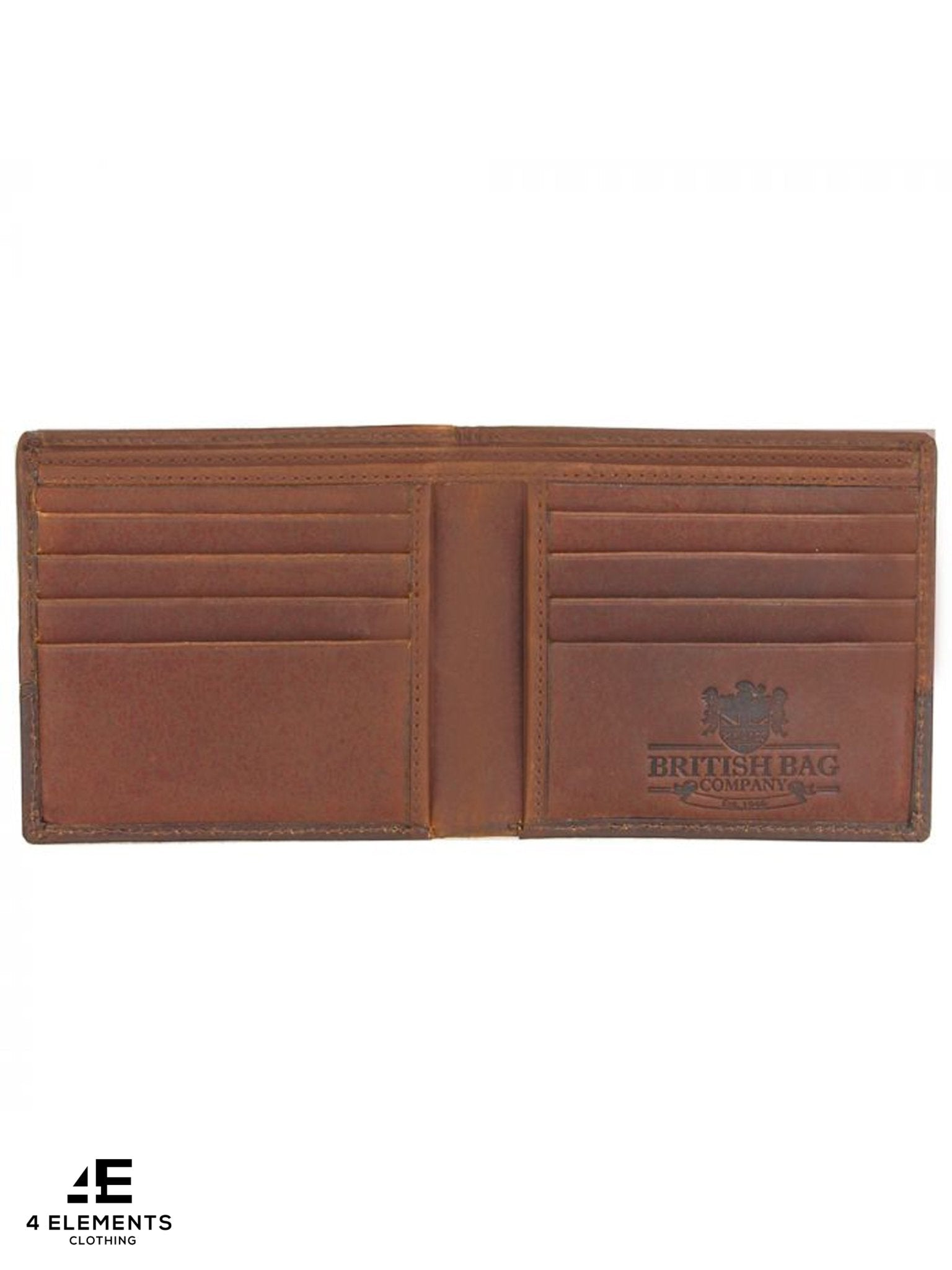 The British Bag Company - Navigator Brown Waxed Canvas Wallet